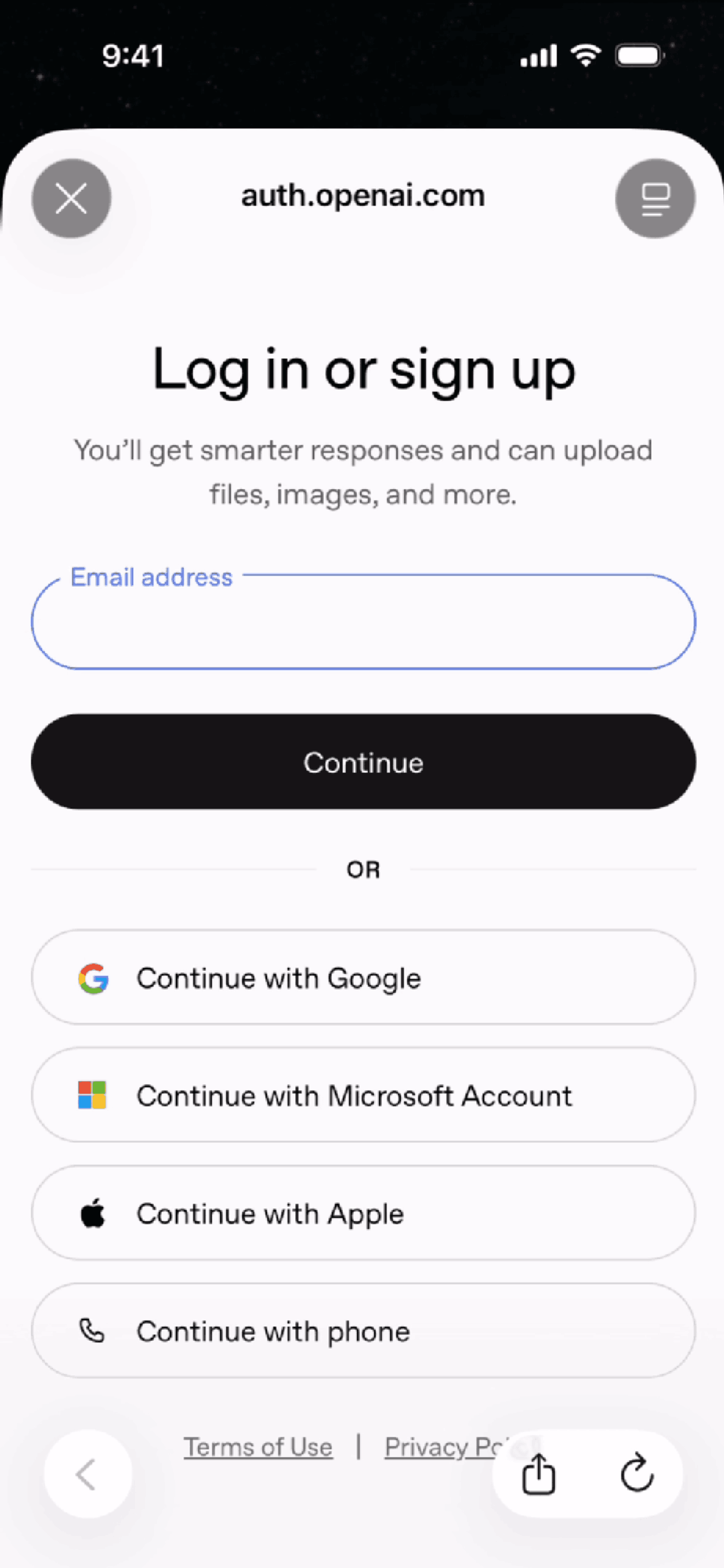 Sora iOS AI interface screenshot 3