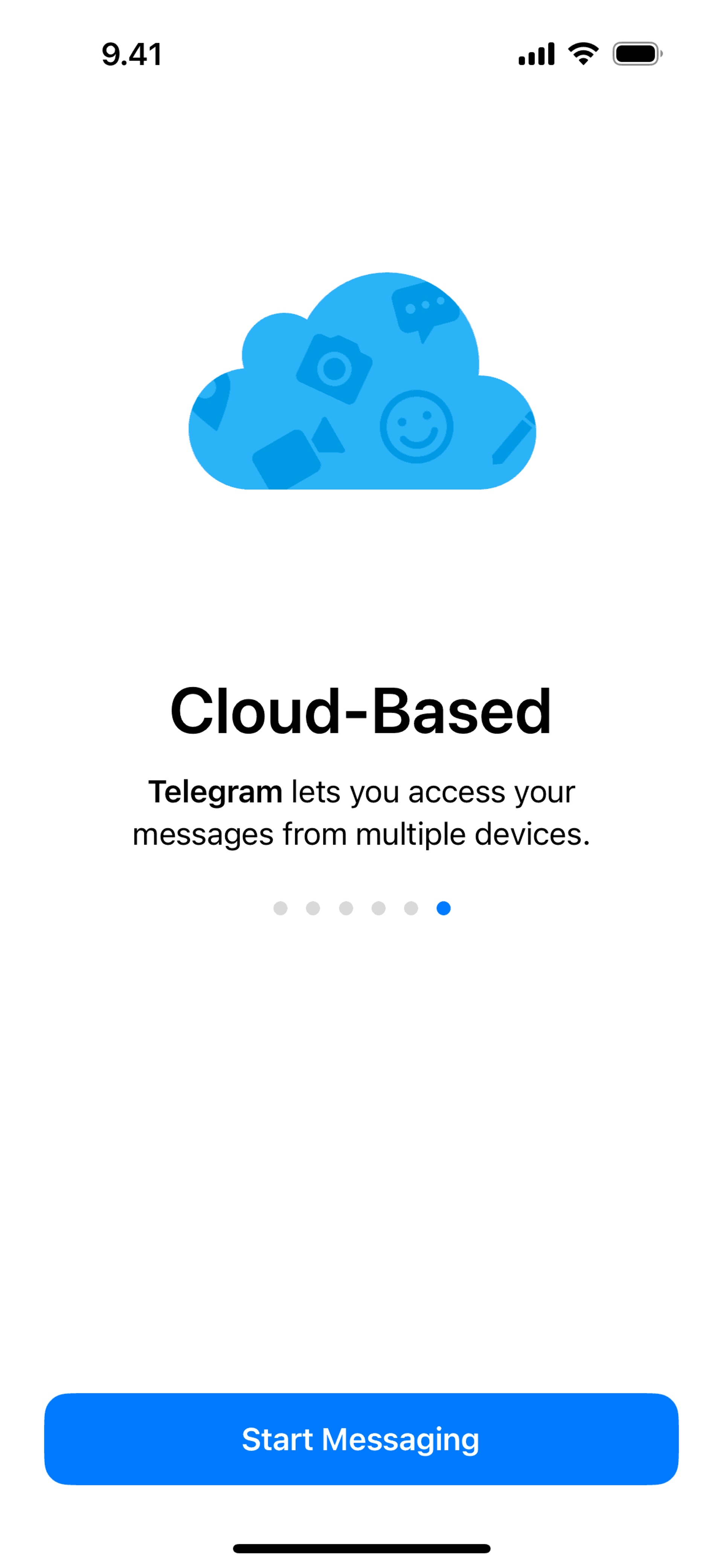 Telegram iOS Social Networking interface screenshot 4