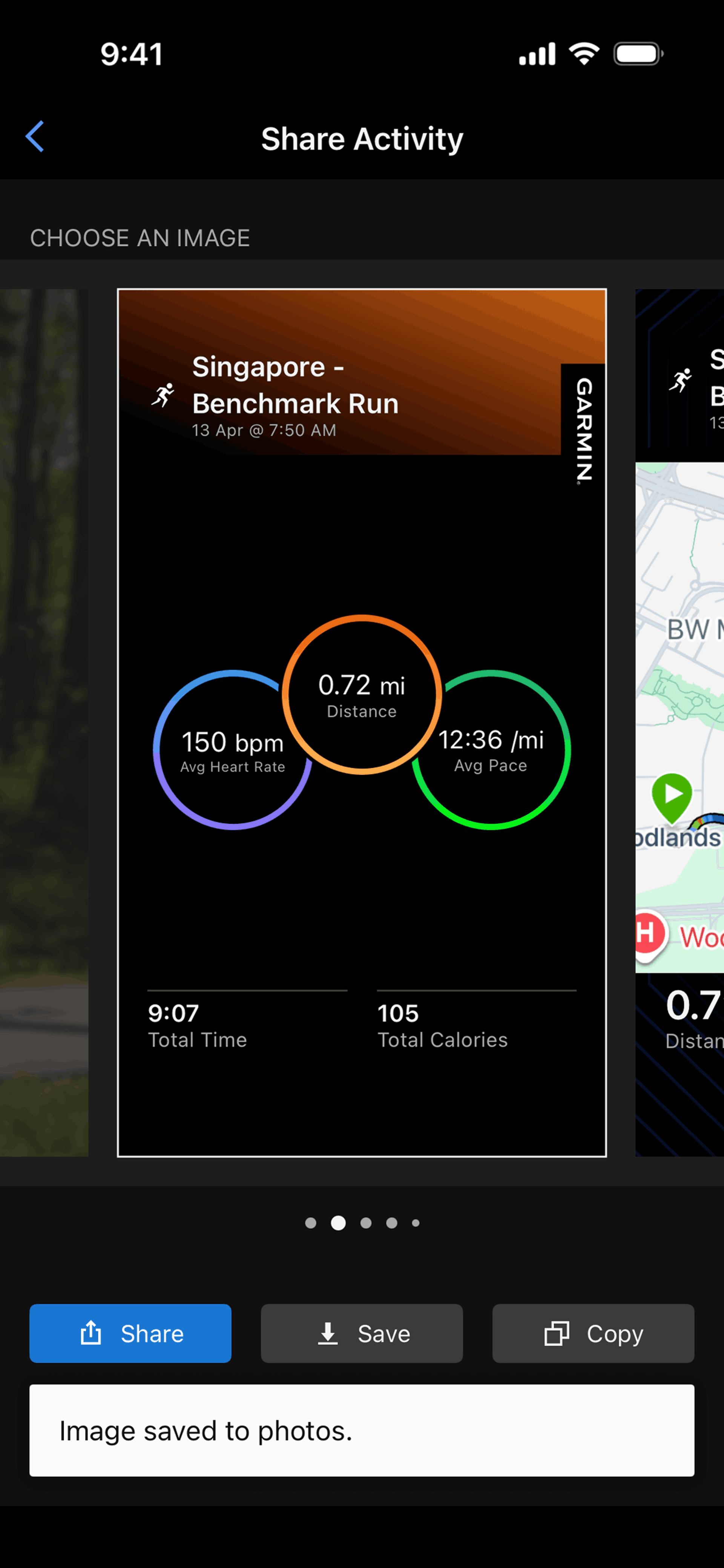 Garmin Connect iOS Health & Fitness interface screenshot 4