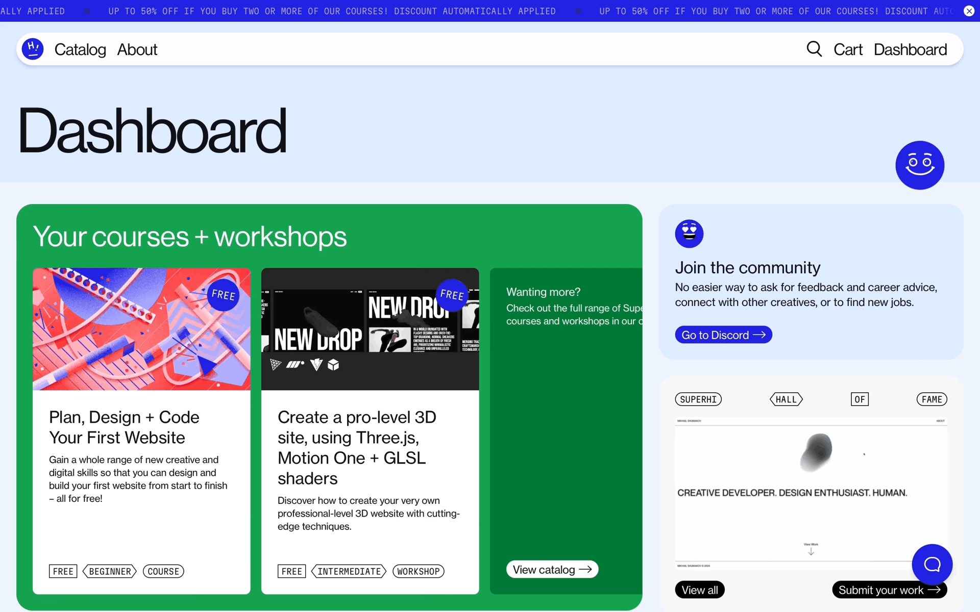SuperHi Web Education interface screenshot 12