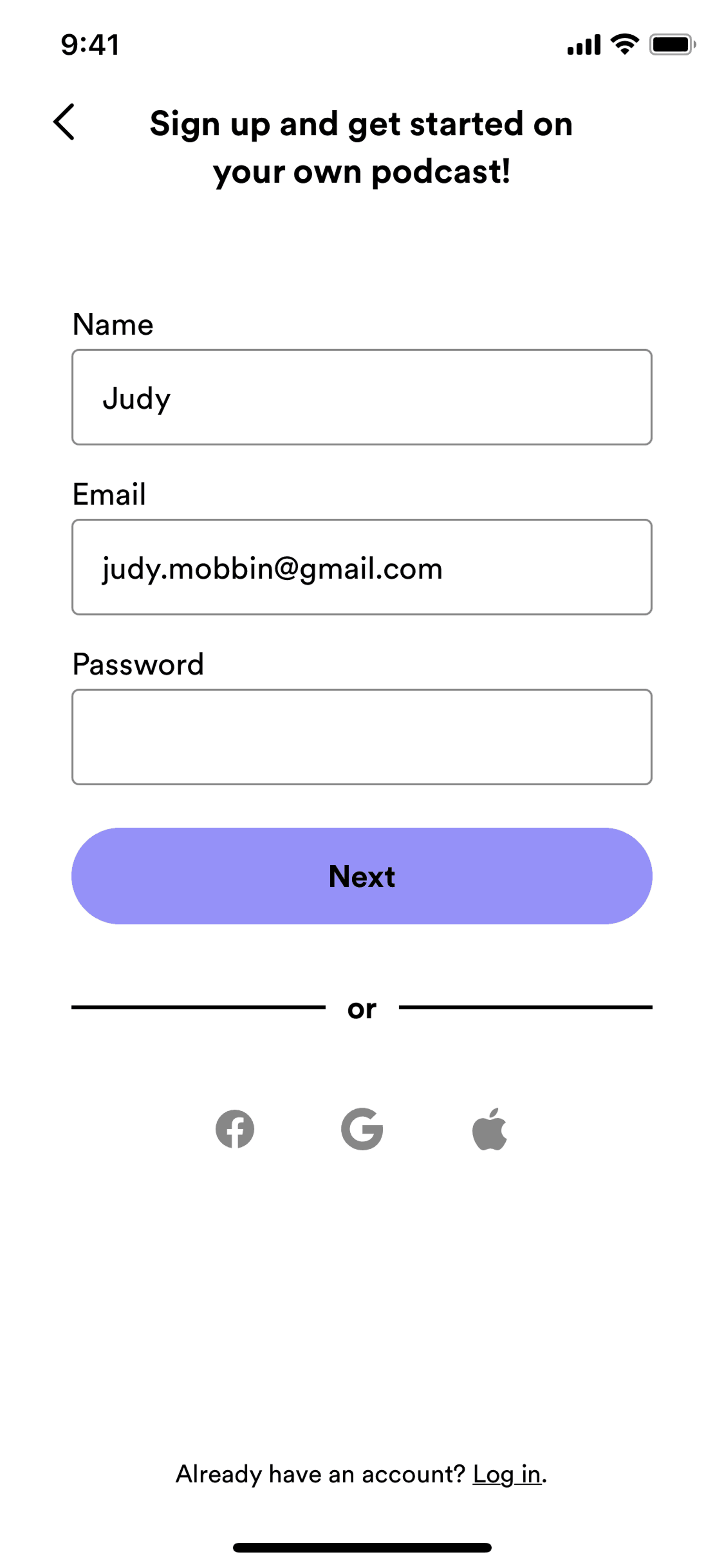 Spotify for Creators iOS Music & Audio interface screenshot 4