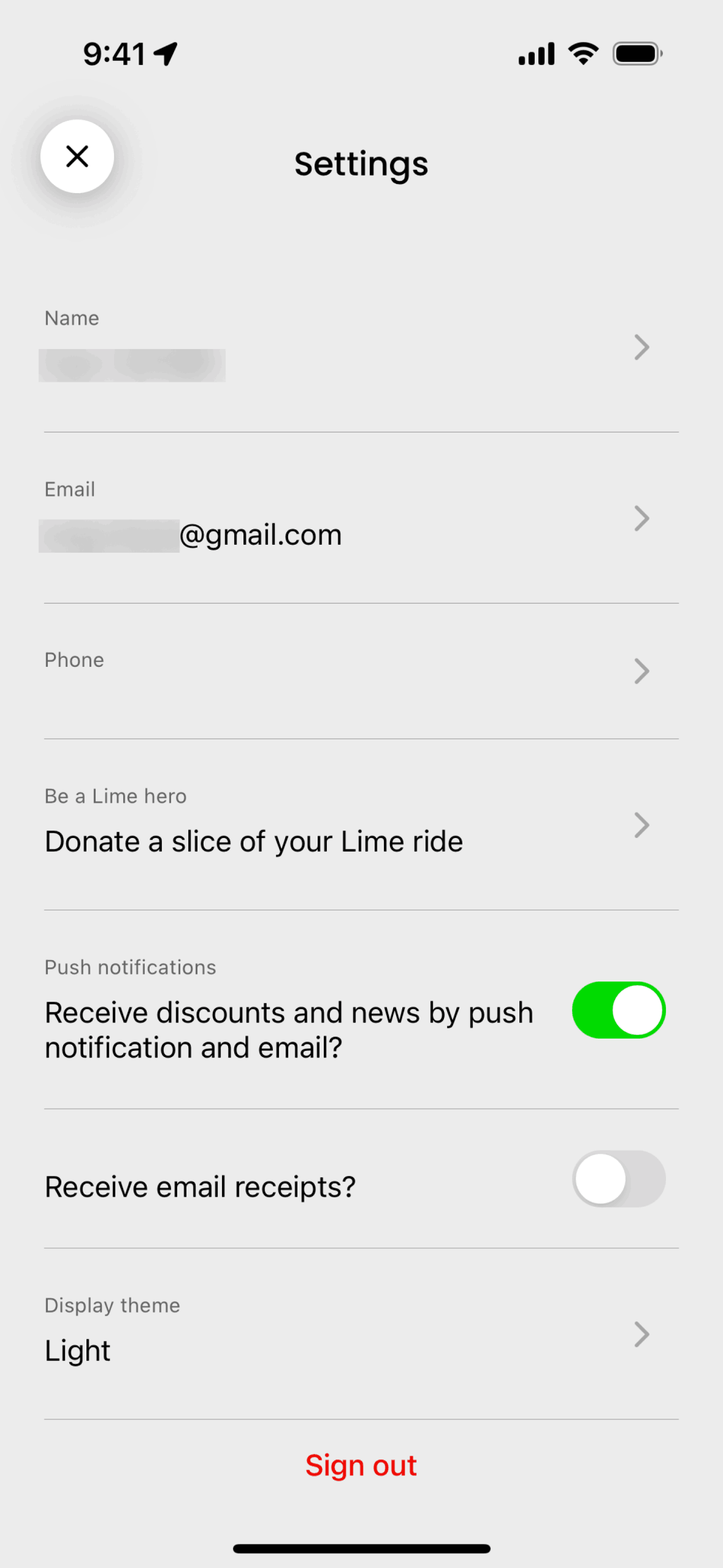 Lime iOS Travel & Transportation interface screenshot 8