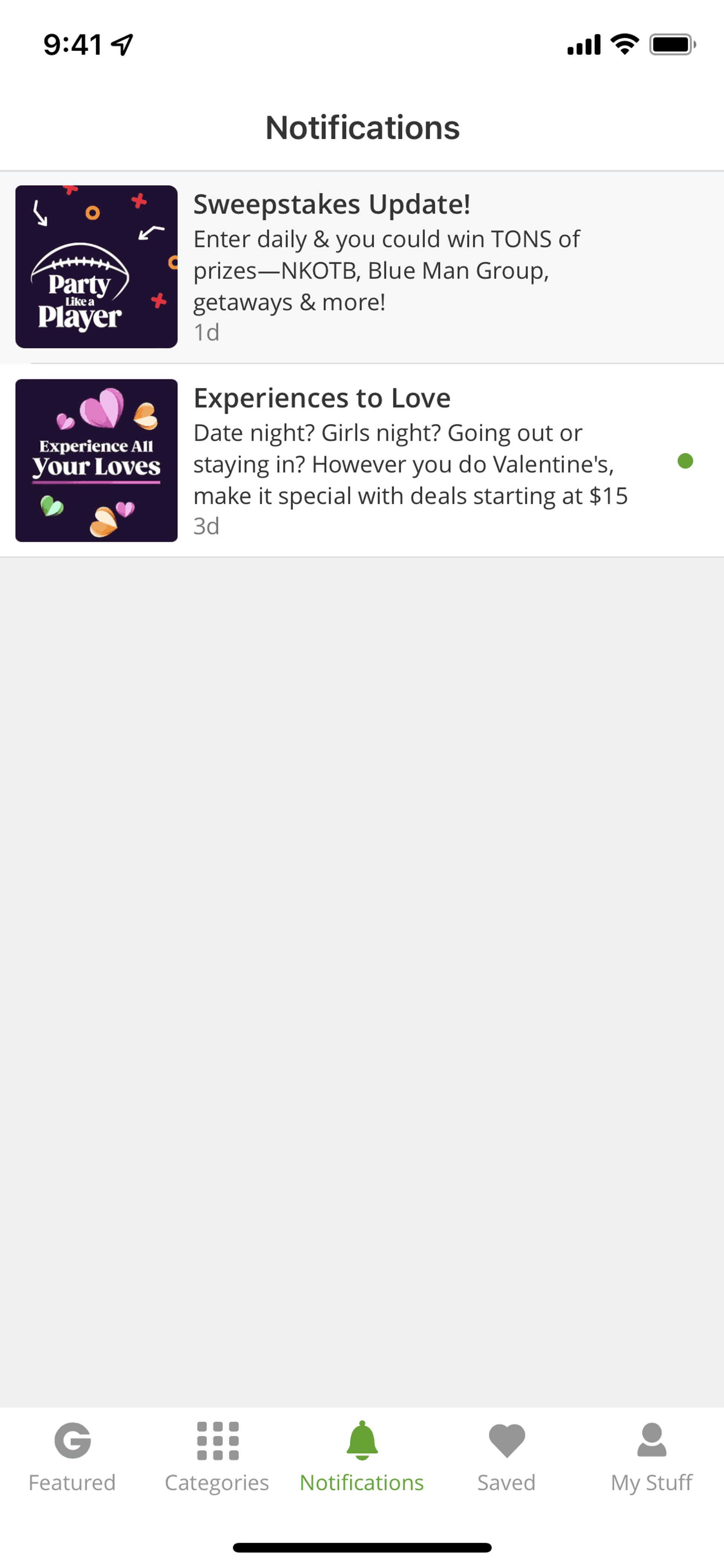 Groupon iOS Shopping interface screenshot 21