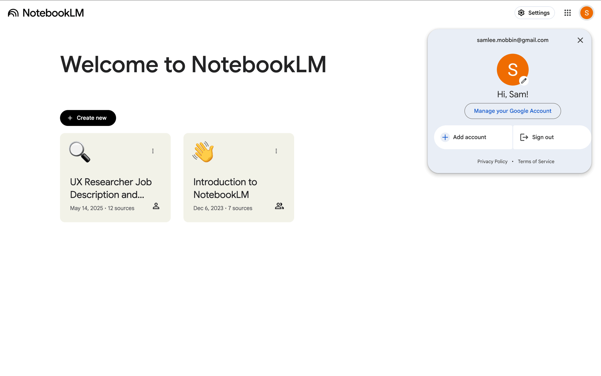 NotebookLM Web AI interface screenshot 24