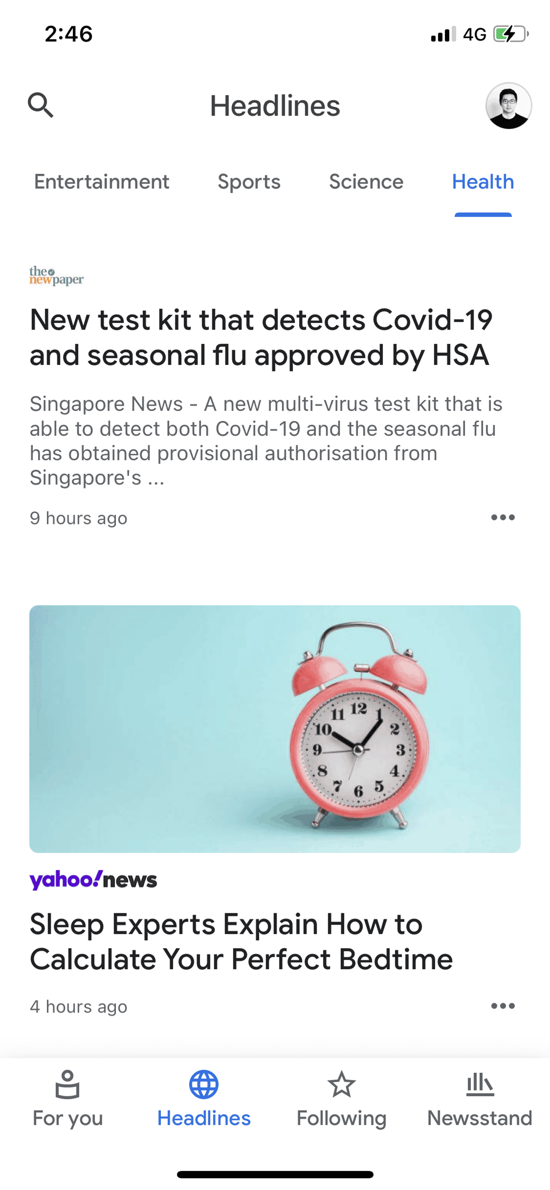 Google News iOS News interface screenshot 17