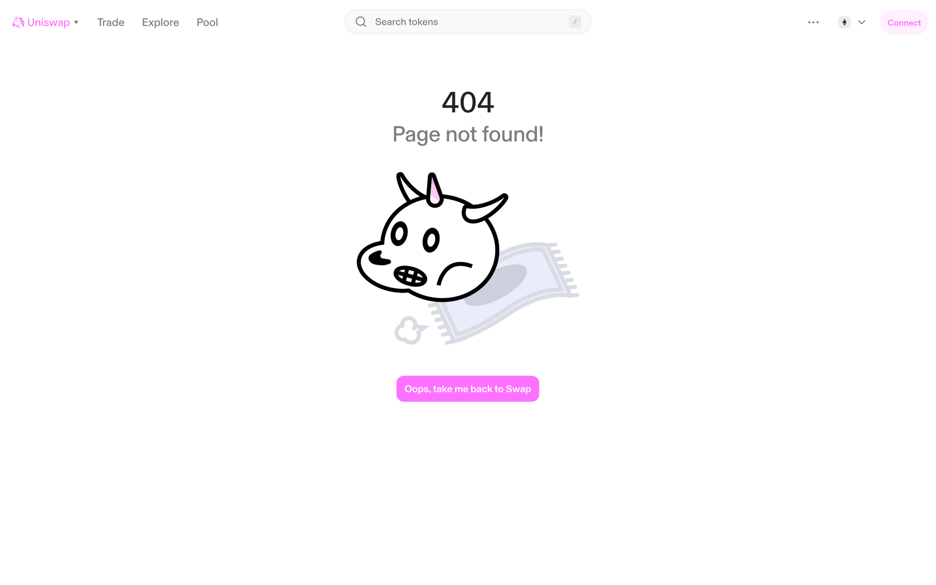 Uniswap Web Finance interface screenshot 2