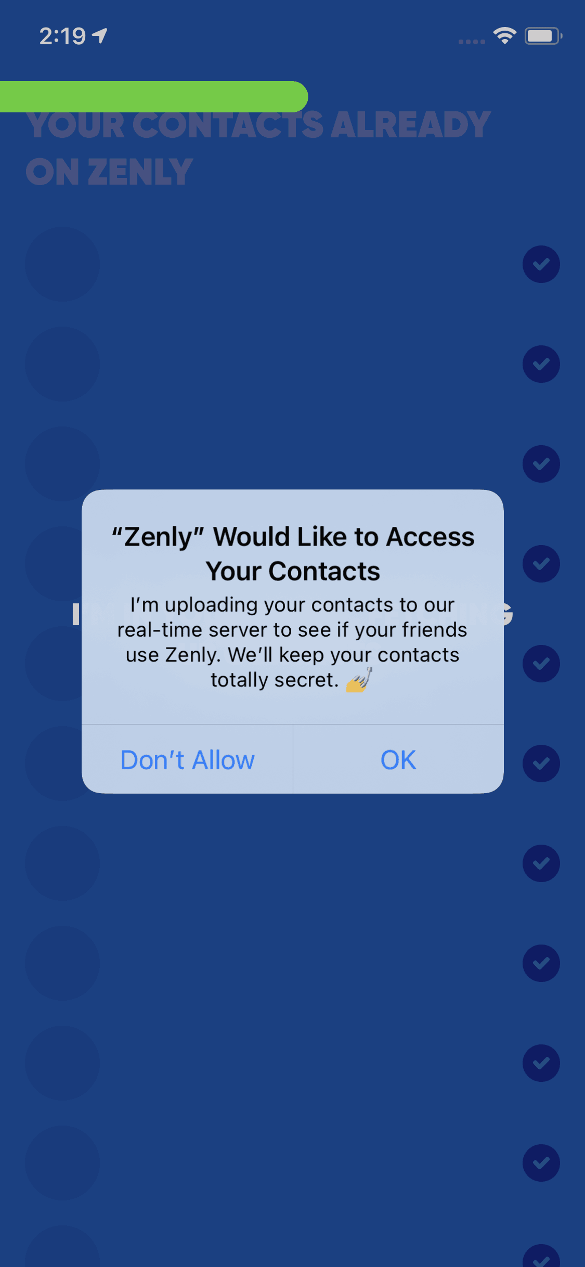 zenly iOS Social Networking interface screenshot 18