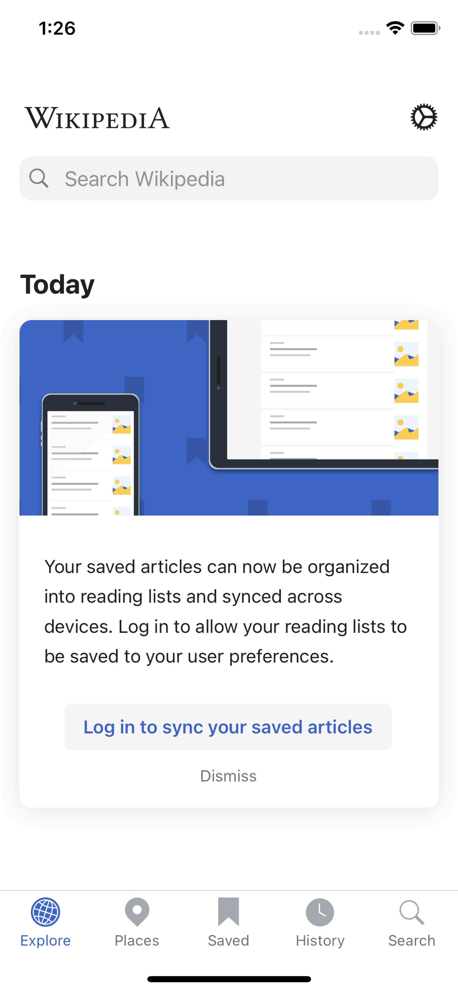Wikipedia iOS Reference interface screenshot 8