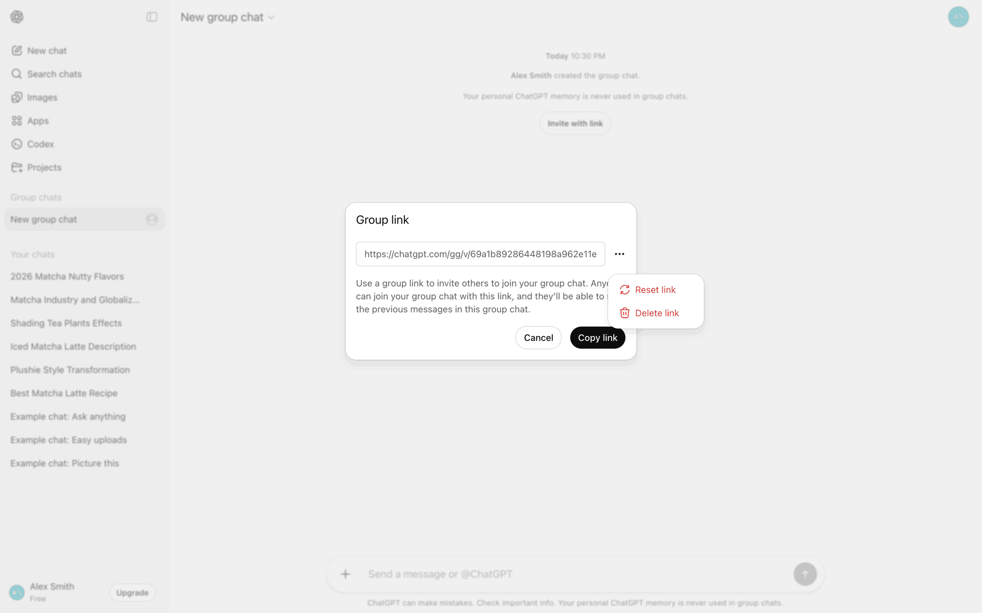 ChatGPT Web AI interface screenshot 14