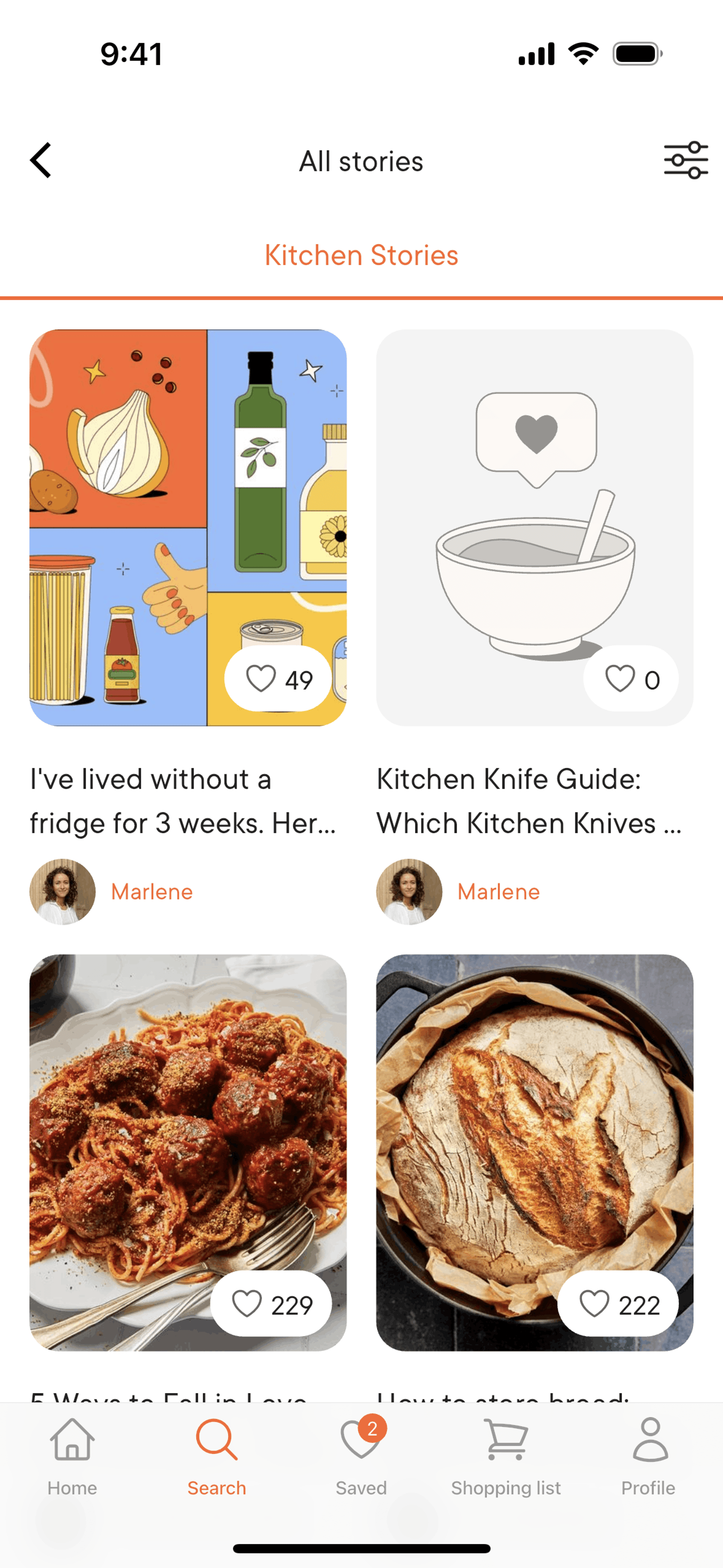 Kitchen Stories iOS Food & Drink interface screenshot 18