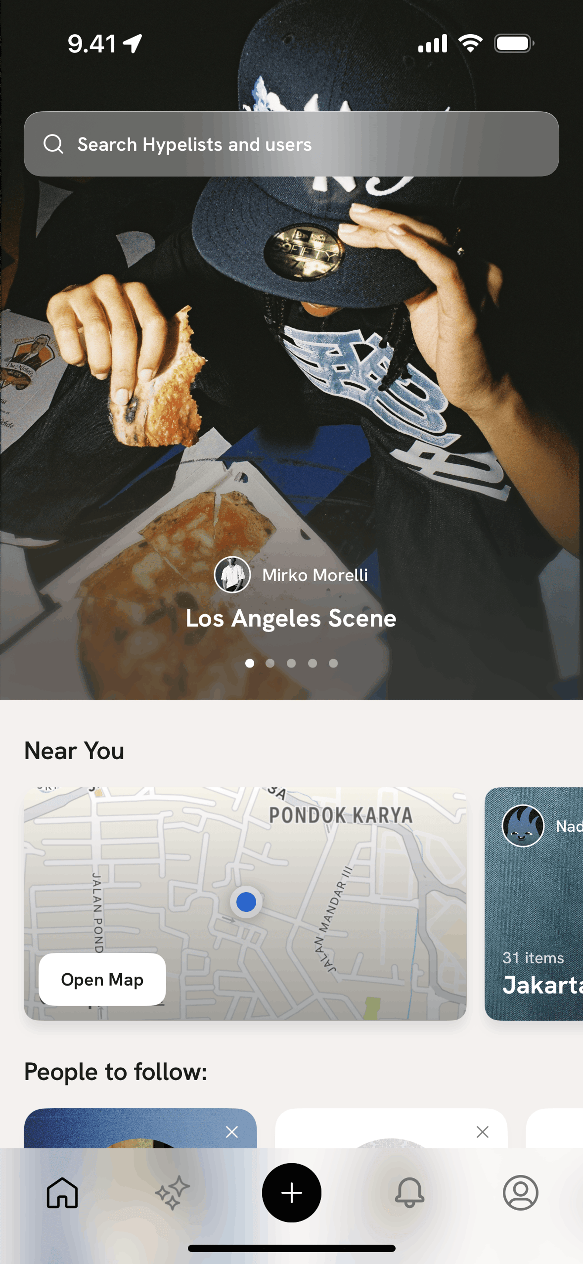 Hypelist iOS Social Networking interface screenshot 3