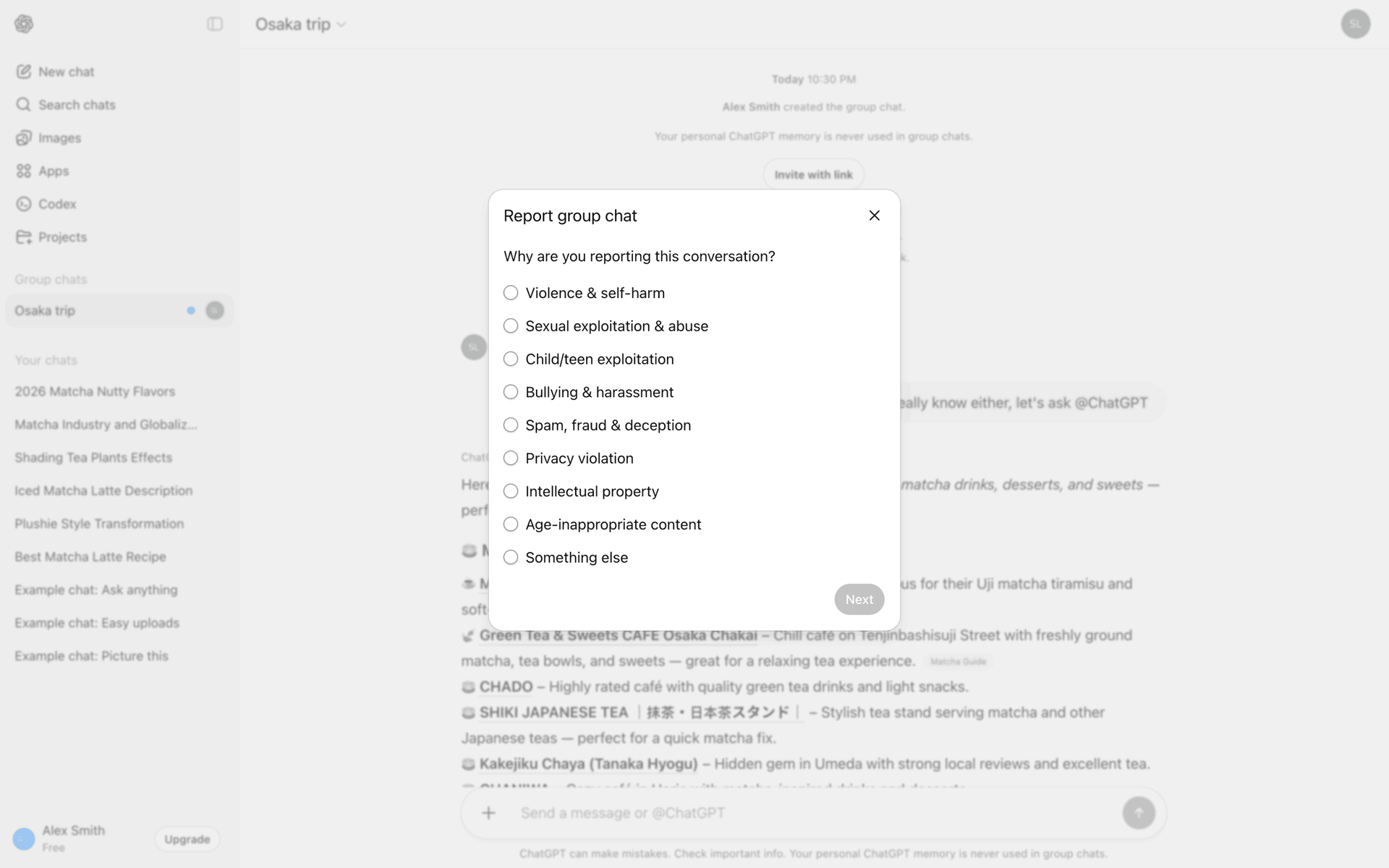 ChatGPT Web AI interface screenshot 15