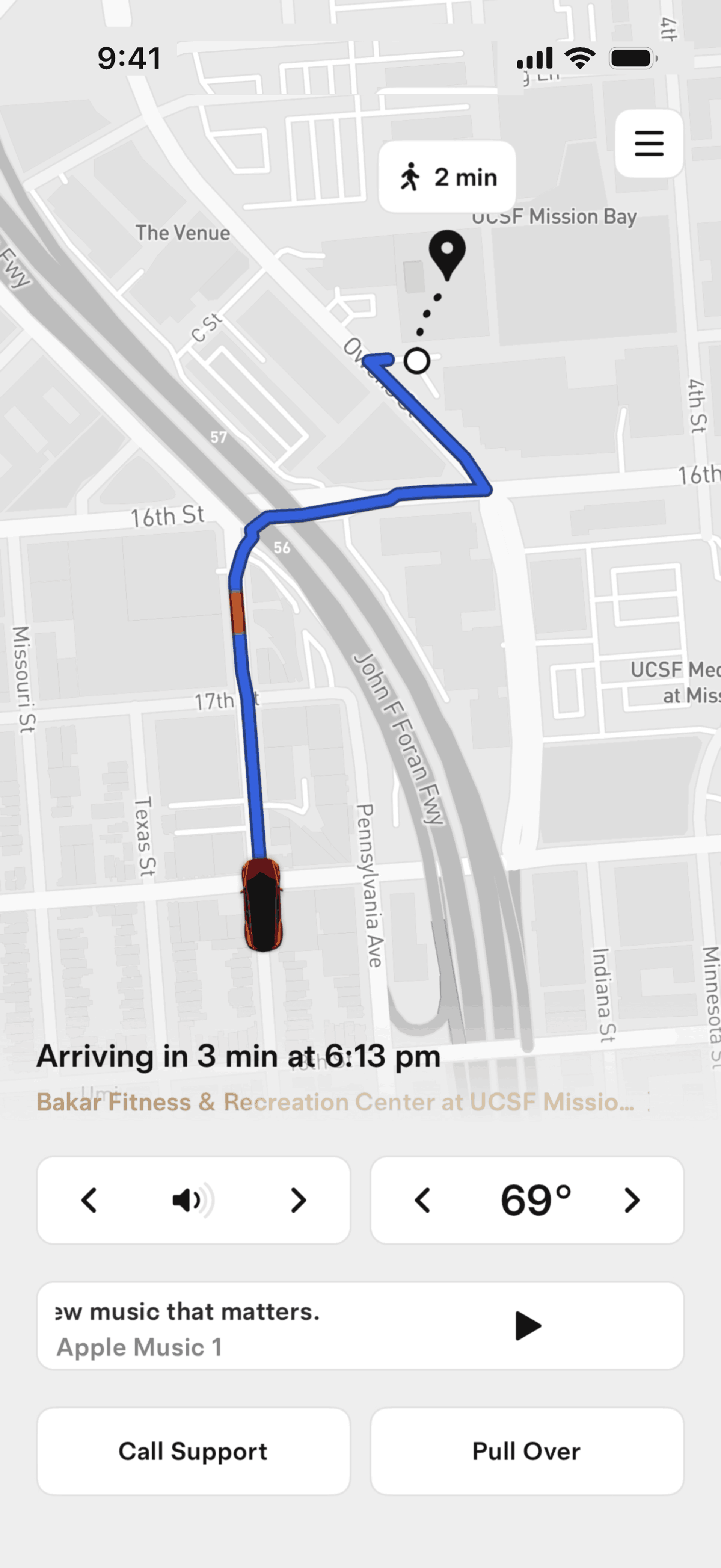 Tesla Robotaxi iOS Travel & Transportation interface screenshot 18