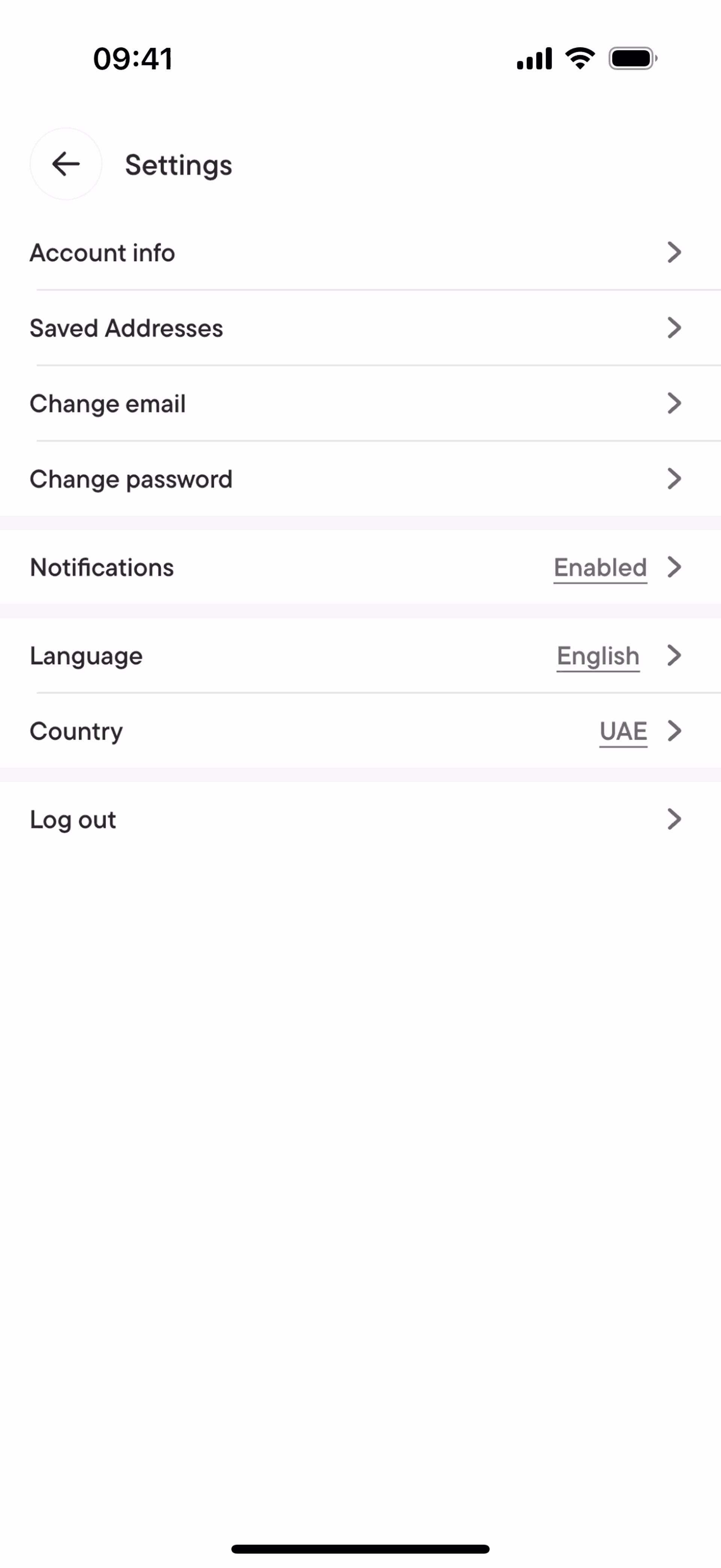 talabat iOS Food & Drink interface screenshot 15