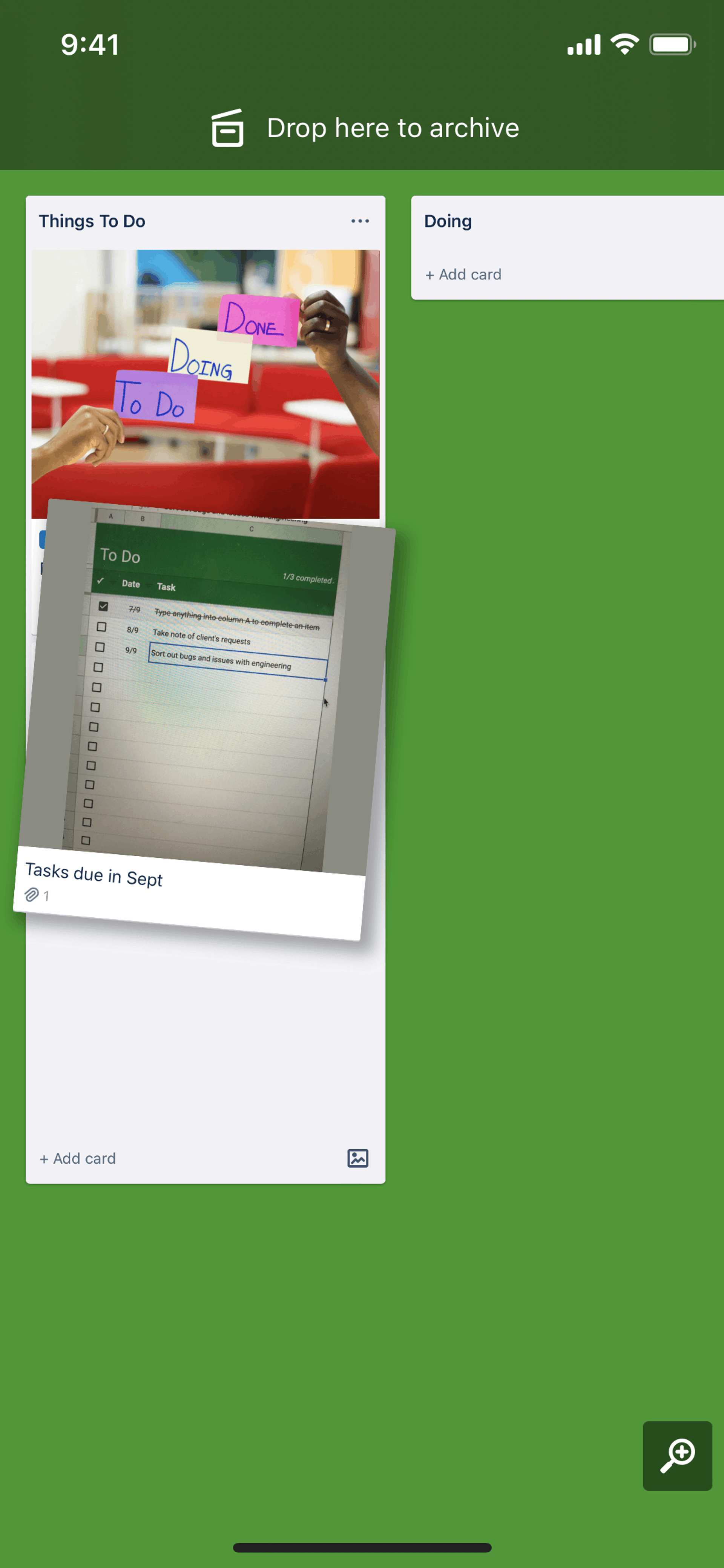 Trello iOS Business interface screenshot 16