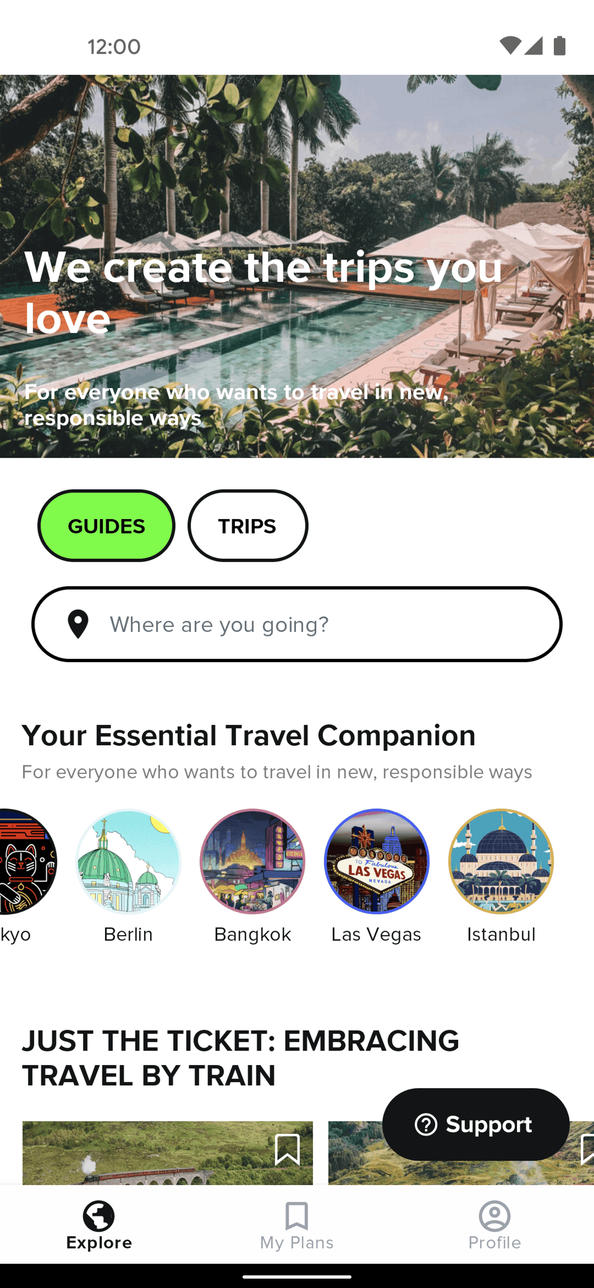 Culture Trip Android Travel & Transportation interface screenshot 6