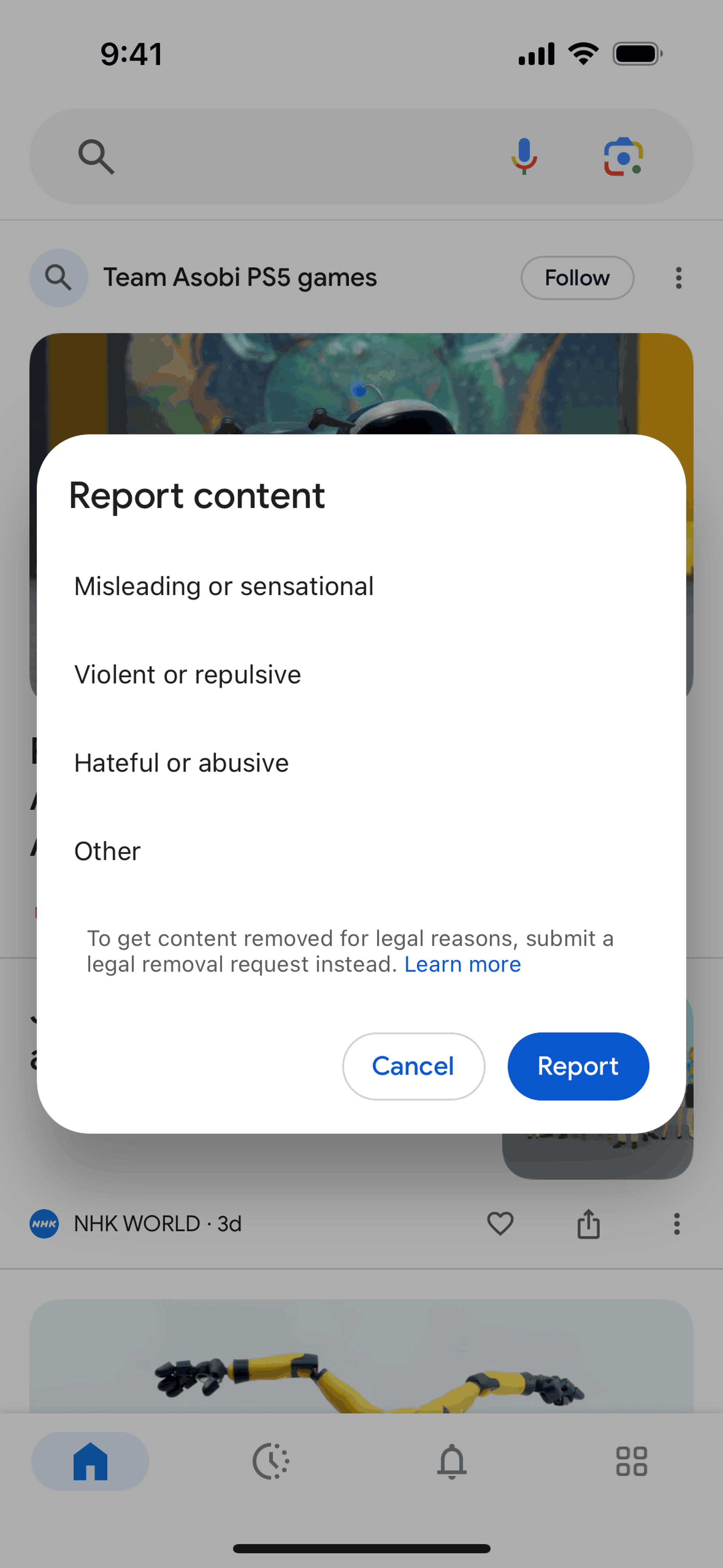 Google iOS AI interface screenshot 7