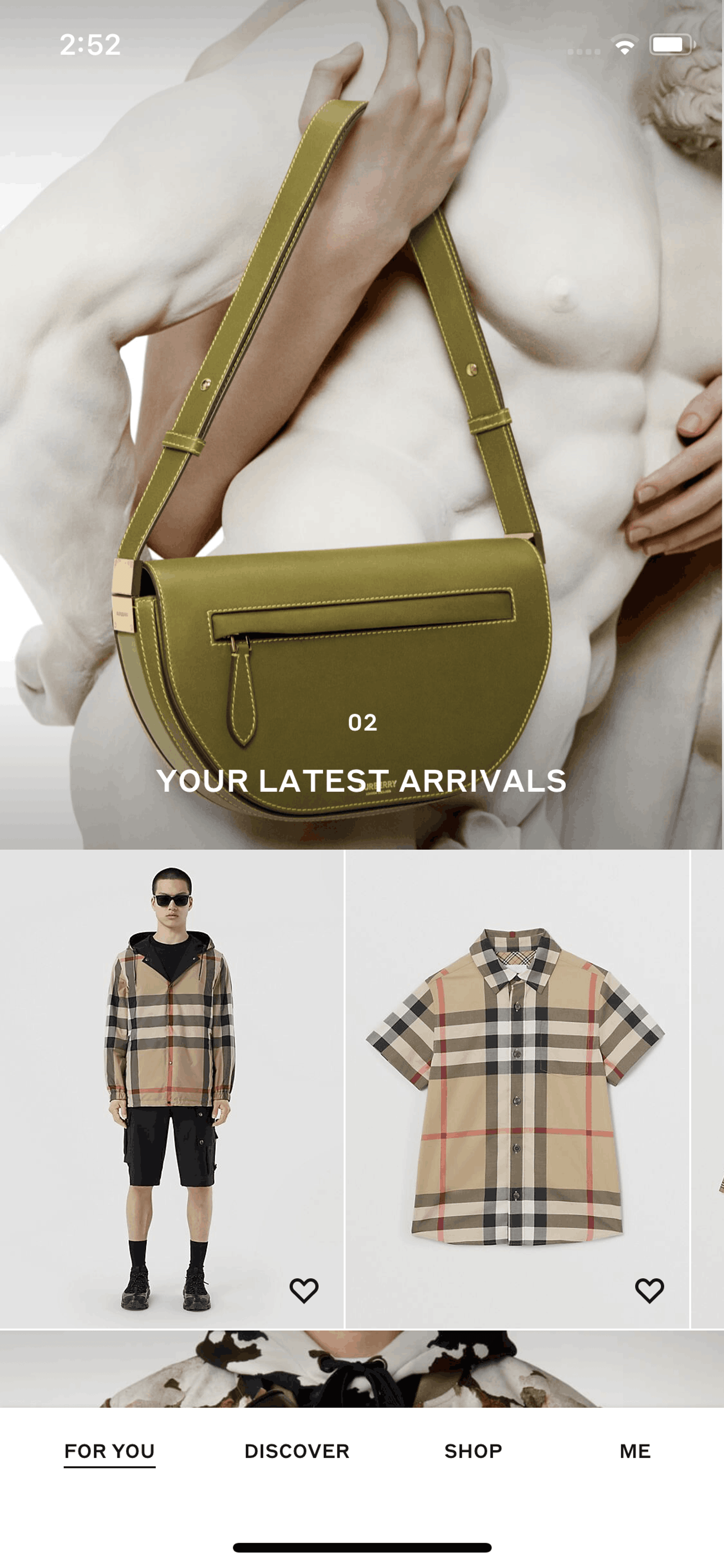 Burberry iOS Shopping interface screenshot 14