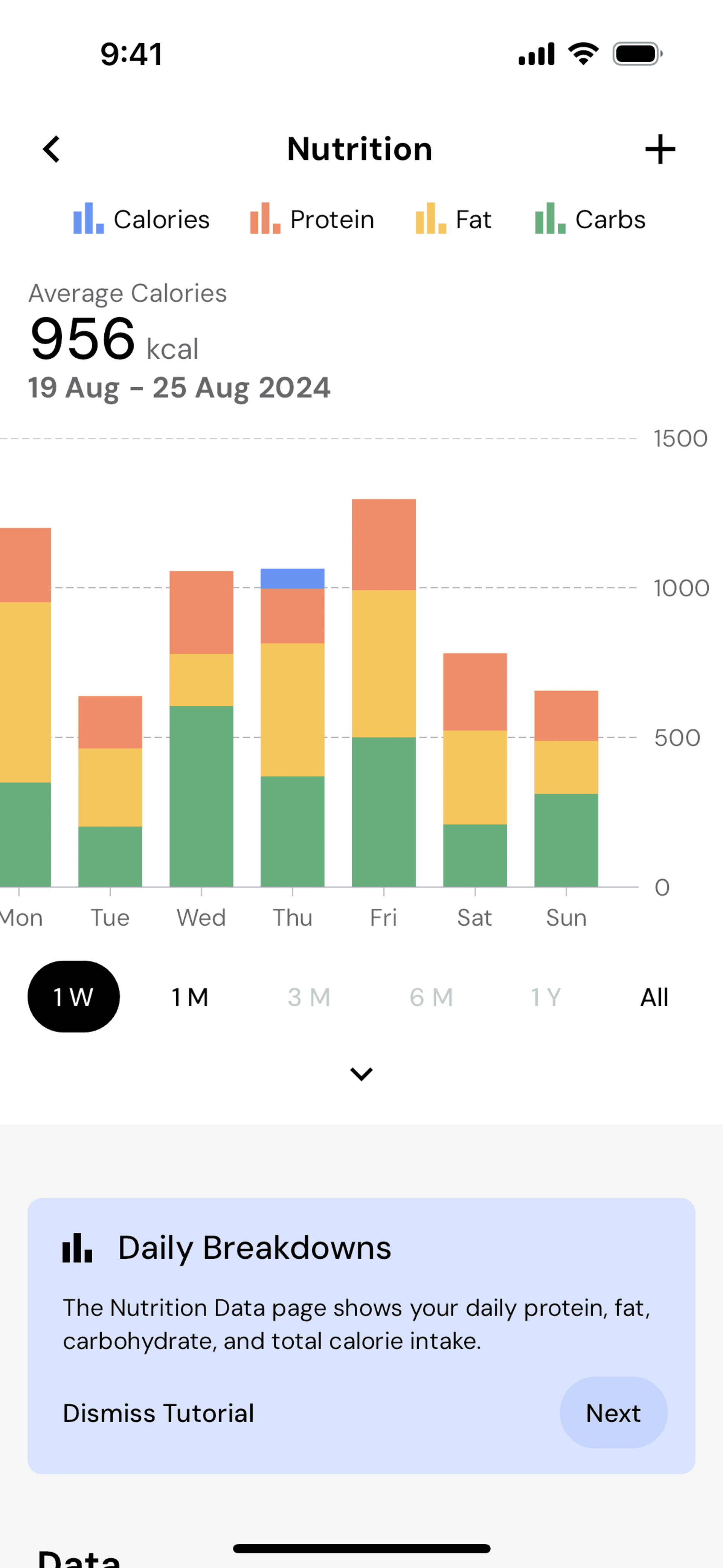 MacroFactor iOS Health & Fitness interface screenshot 9