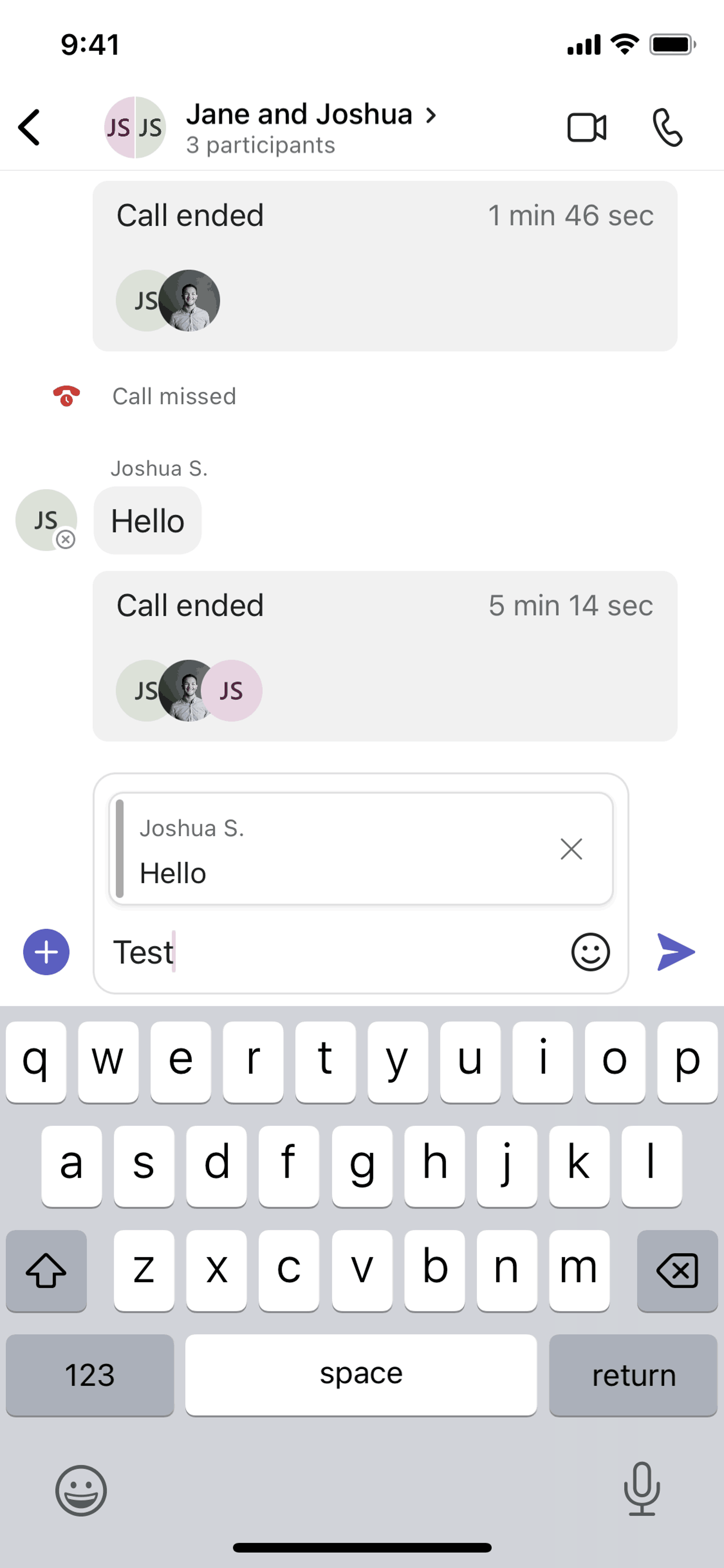 Microsoft Teams iOS Business interface screenshot 21