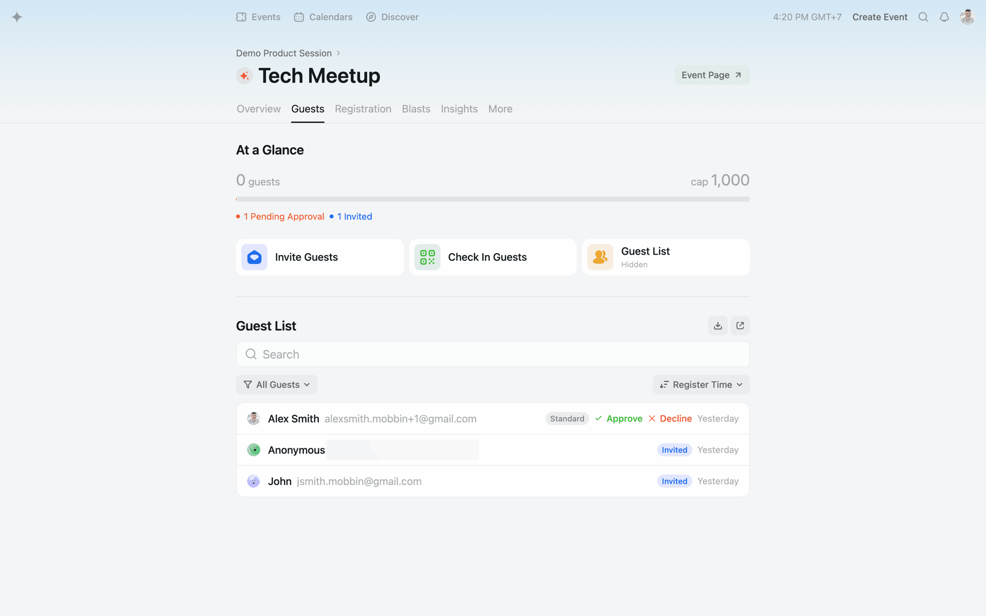 Luma Web Lifestyle interface screenshot 11