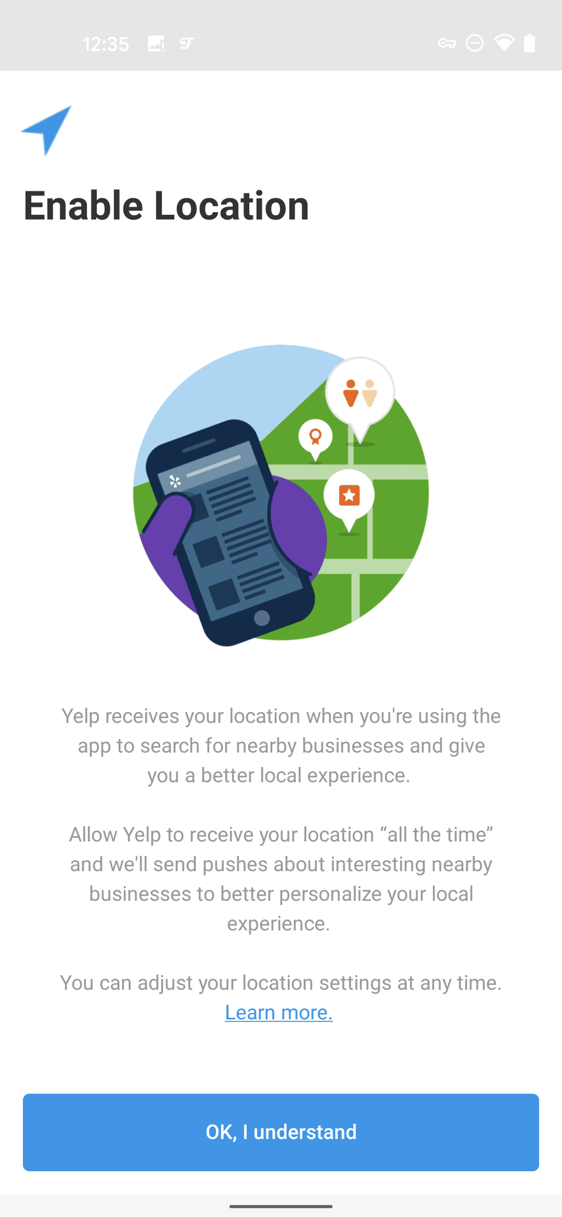 Yelp Android Food & Drink interface screenshot 1