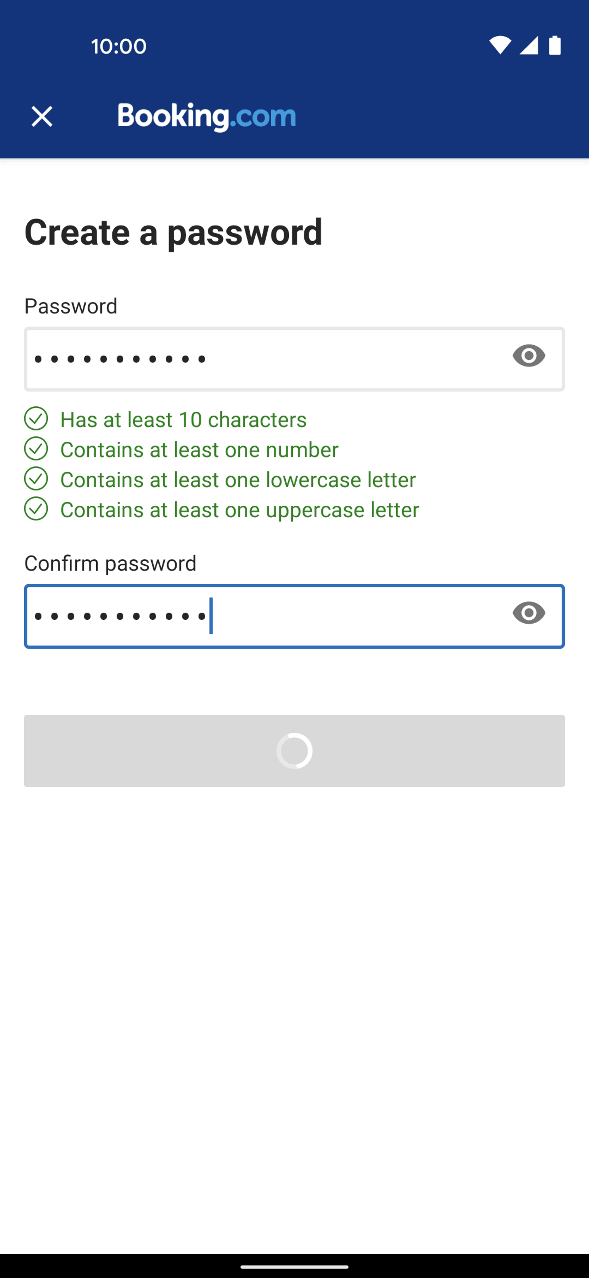Booking.com Android Travel & Transportation interface screenshot 9