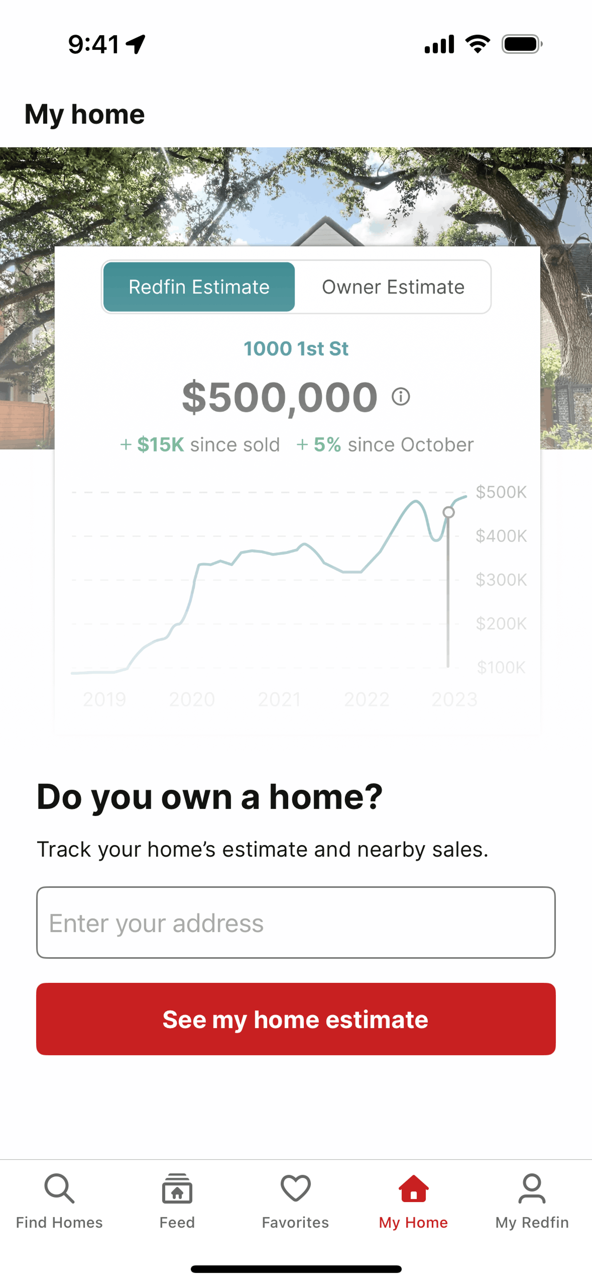 Redfin iOS Real Estate interface screenshot 12
