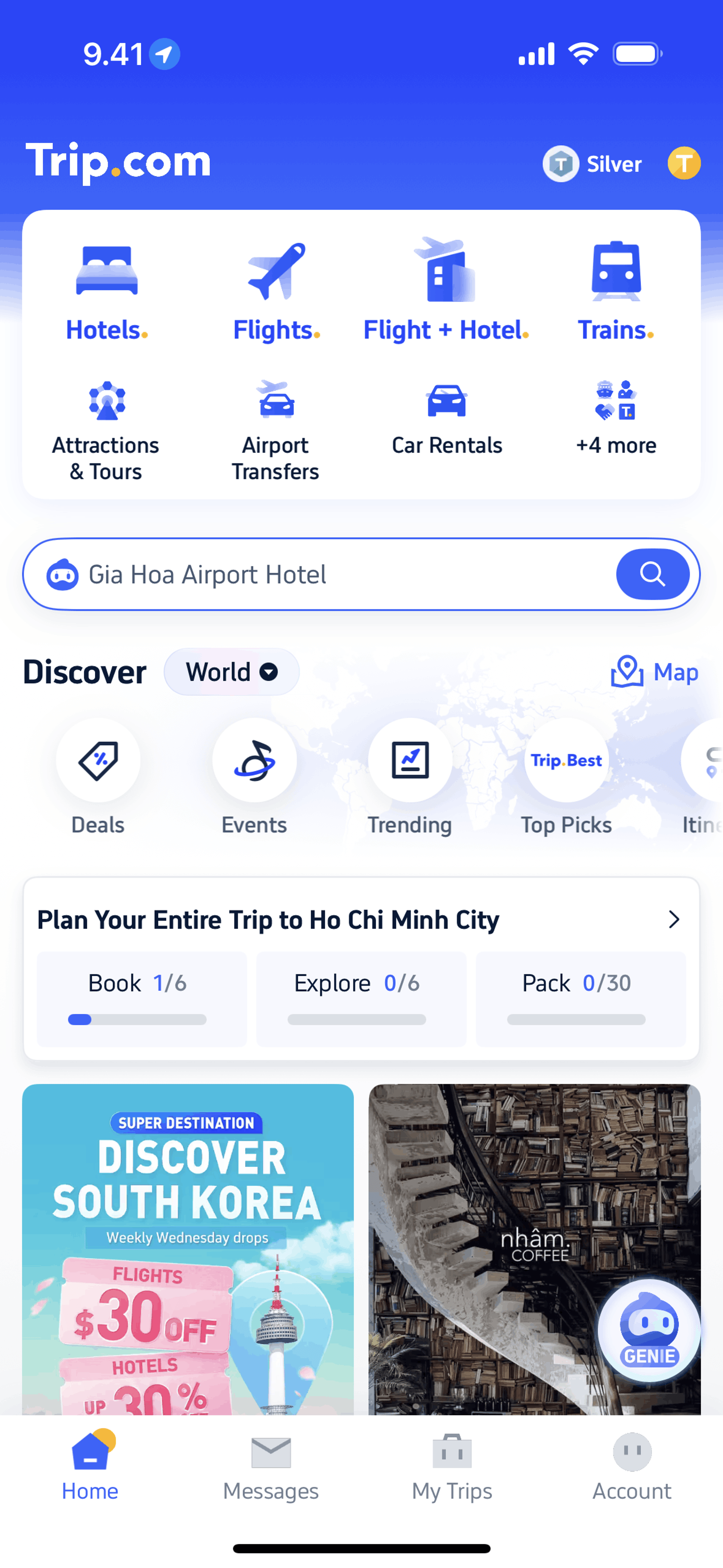 Trip.com iOS Travel & Transportation interface screenshot 13