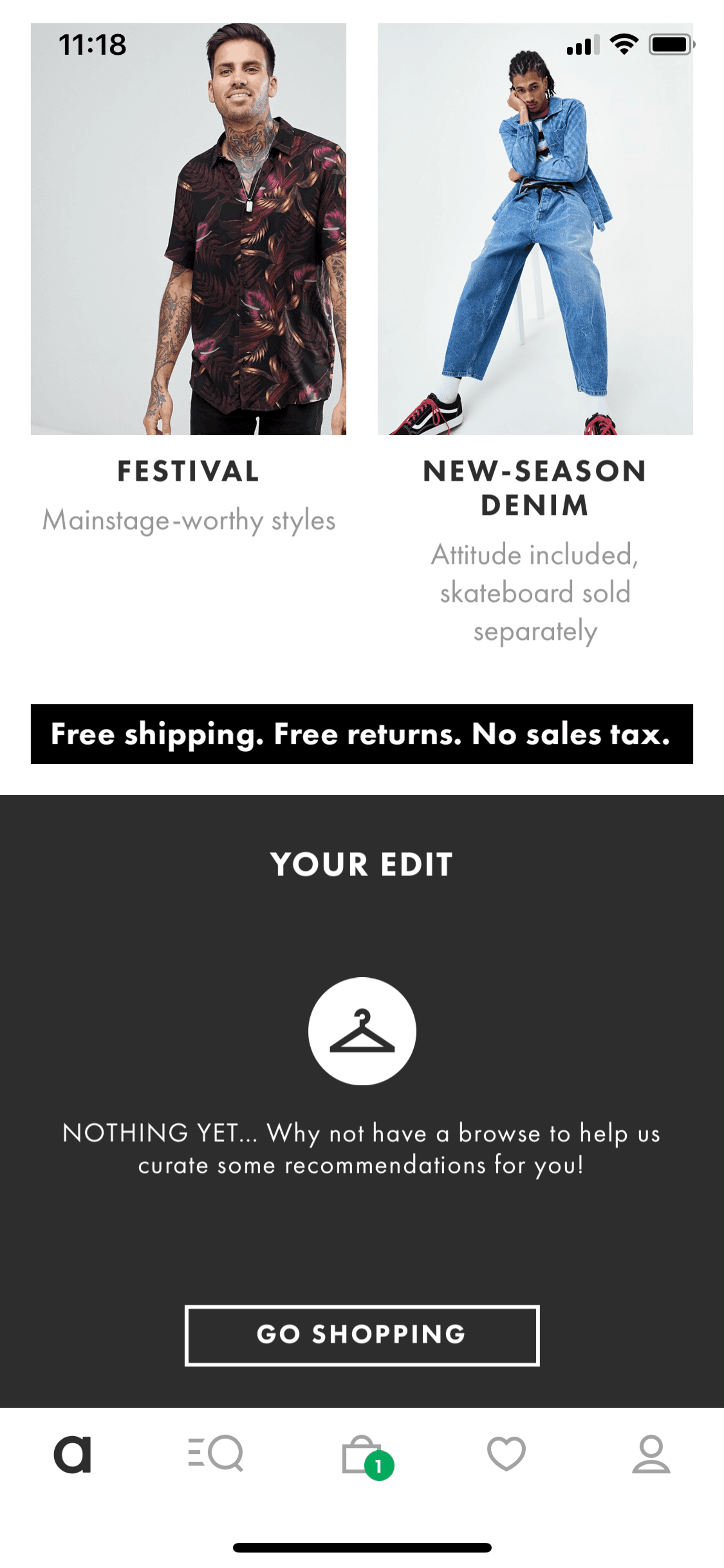 ASOS iOS Shopping interface screenshot 8