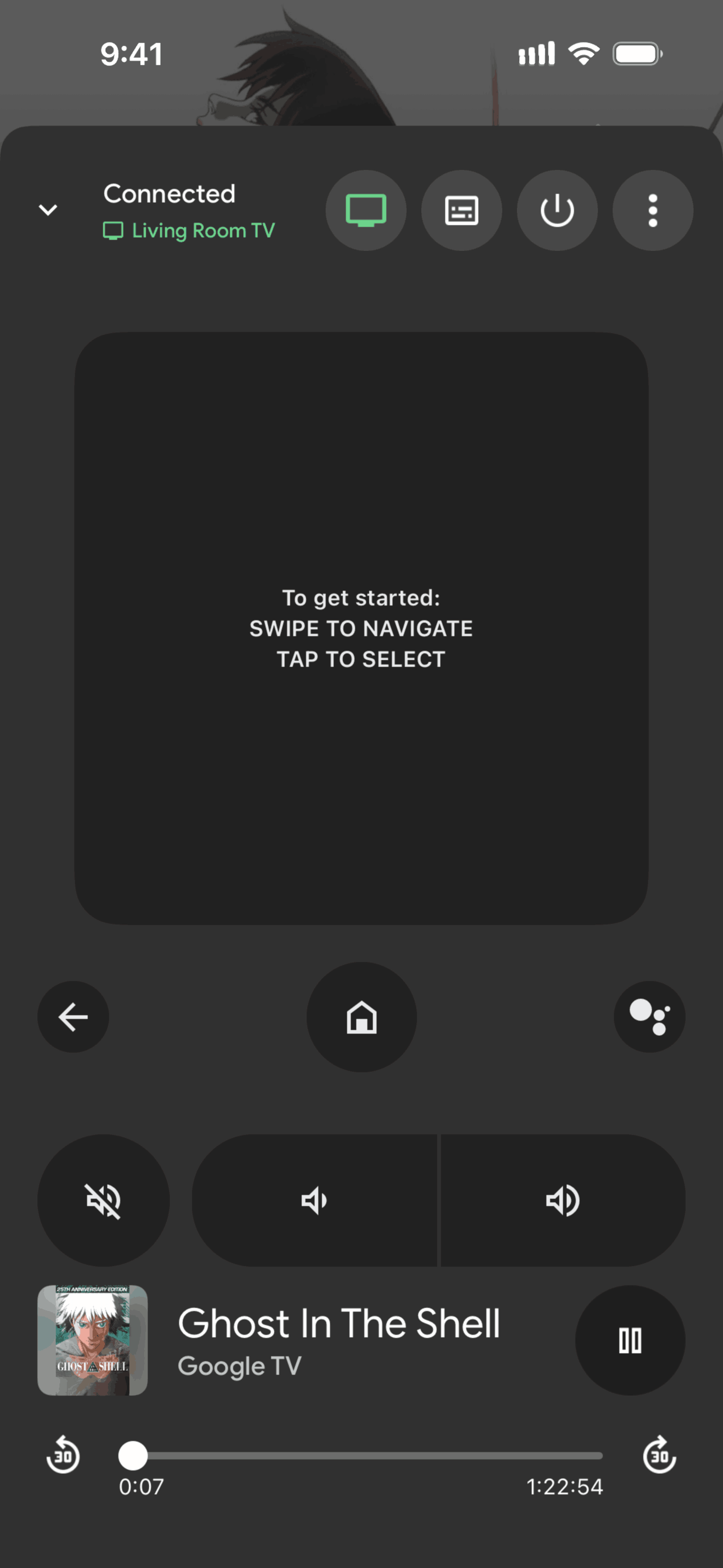Google TV iOS Entertainment interface screenshot 15