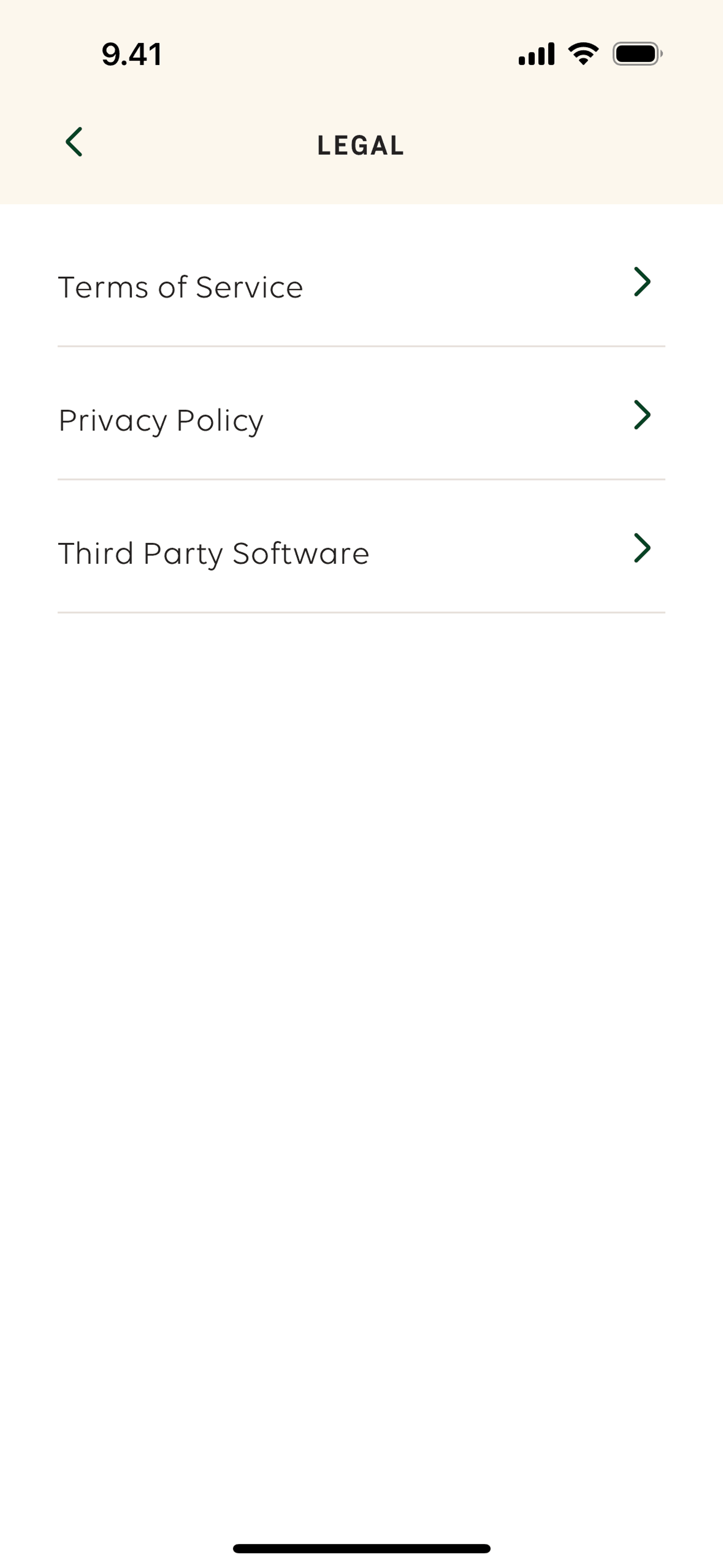 Wonder iOS Food & Drink interface screenshot 20