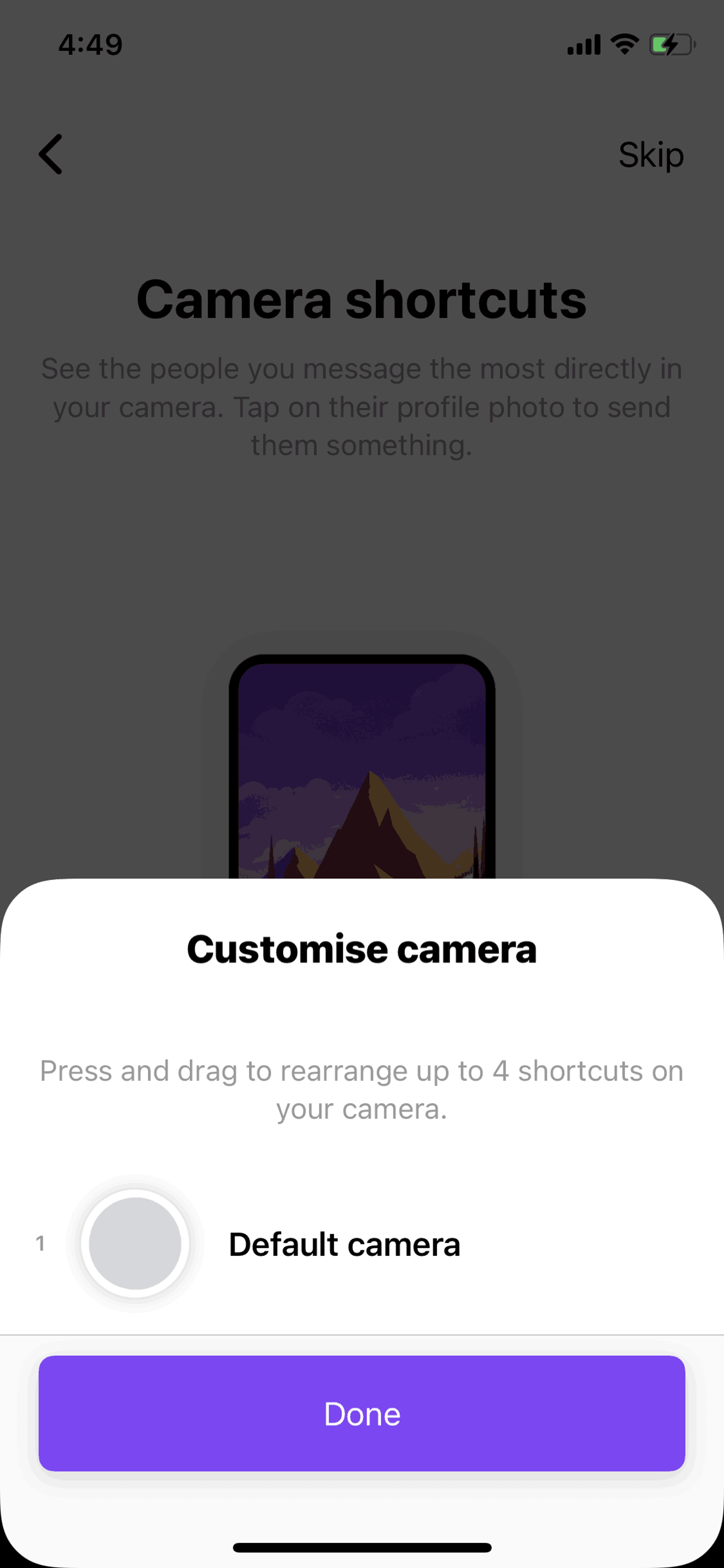 Threads iOS Photo & Video interface screenshot 9