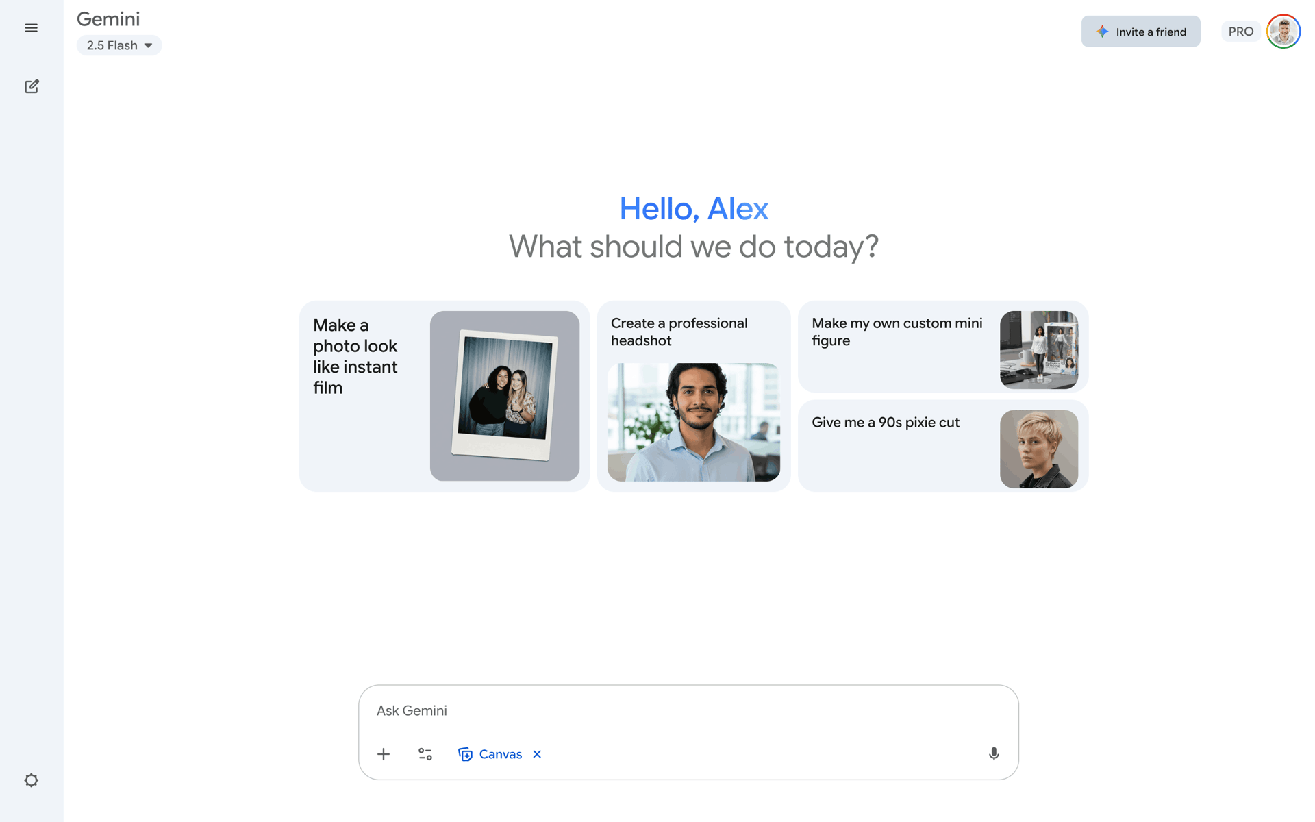 Google Gemini Web AI interface screenshot 16