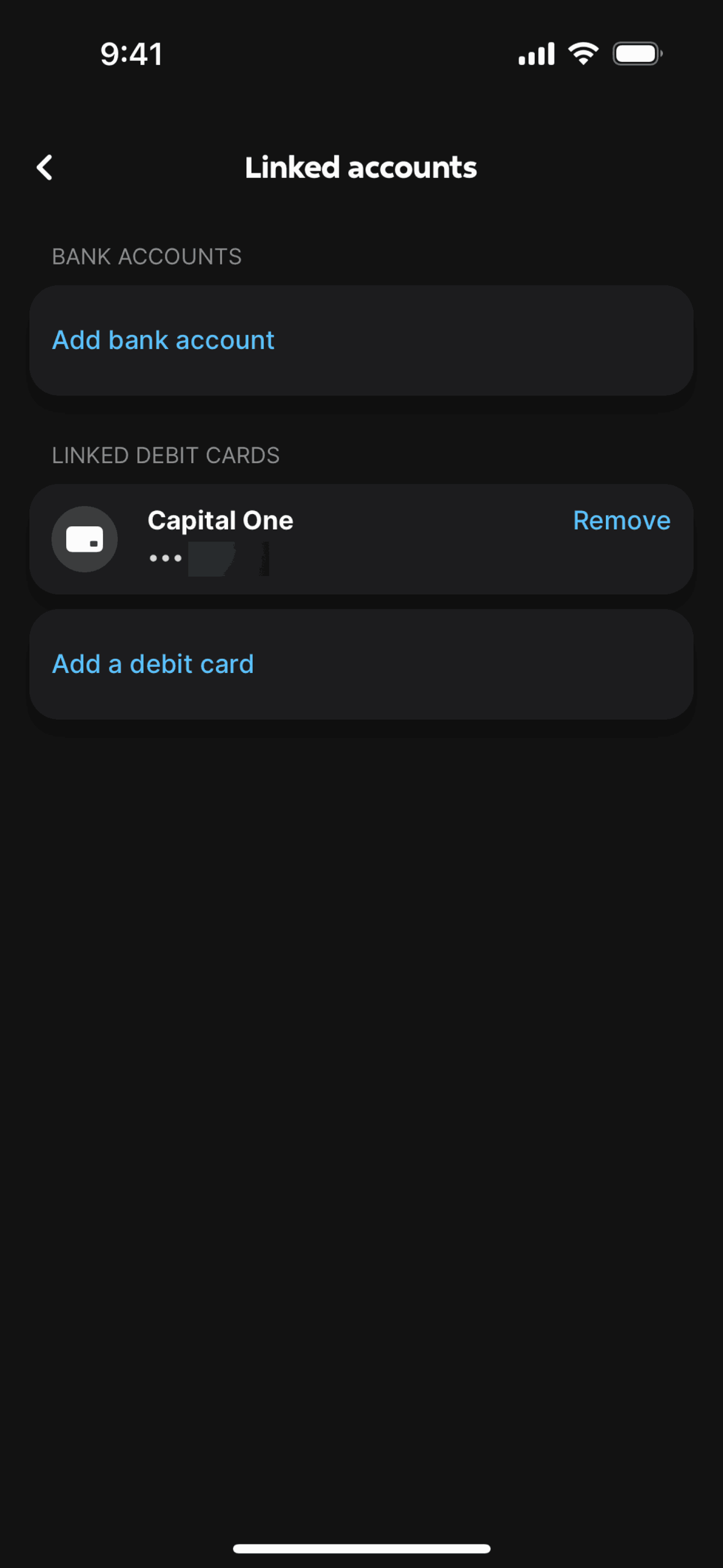 One iOS Finance interface screenshot 19