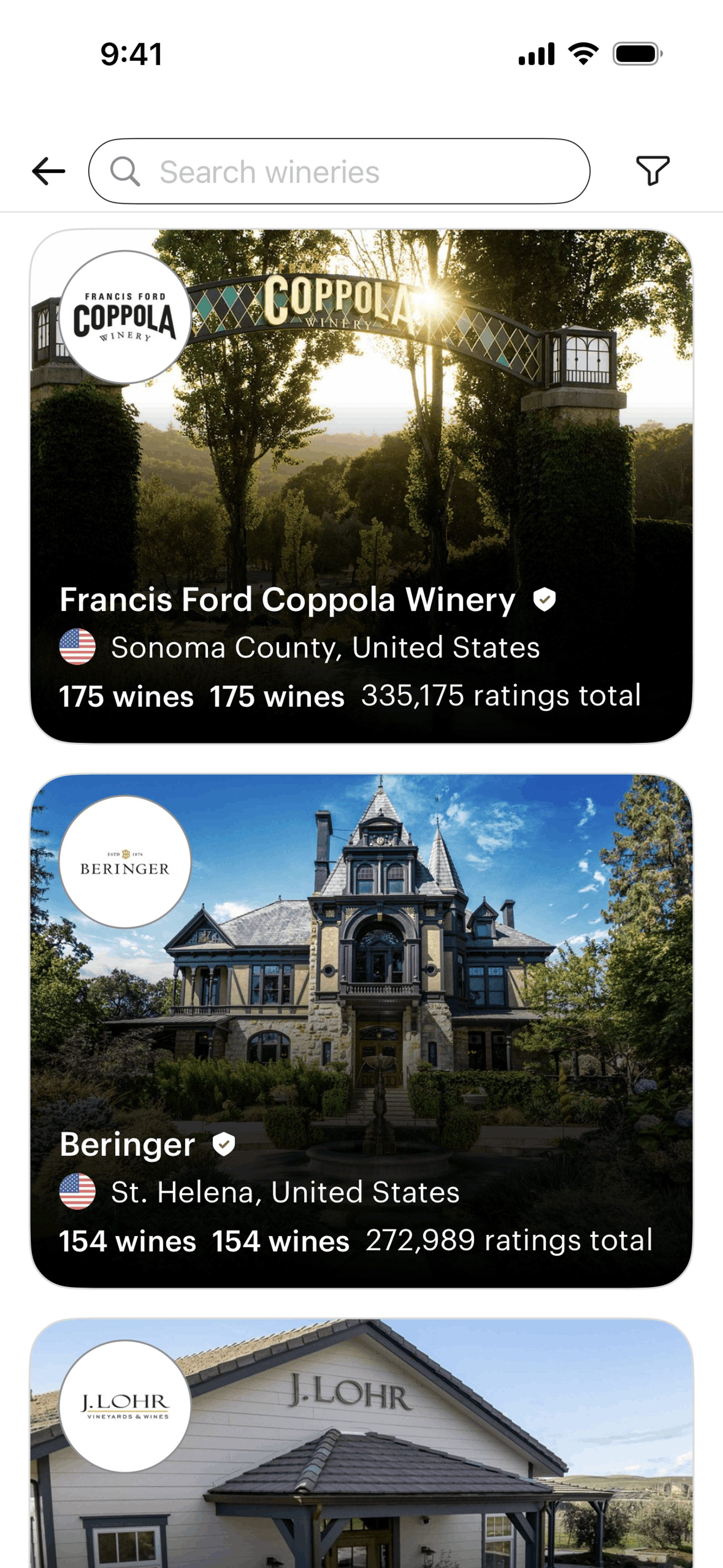 Vivino iOS Shopping interface screenshot 5
