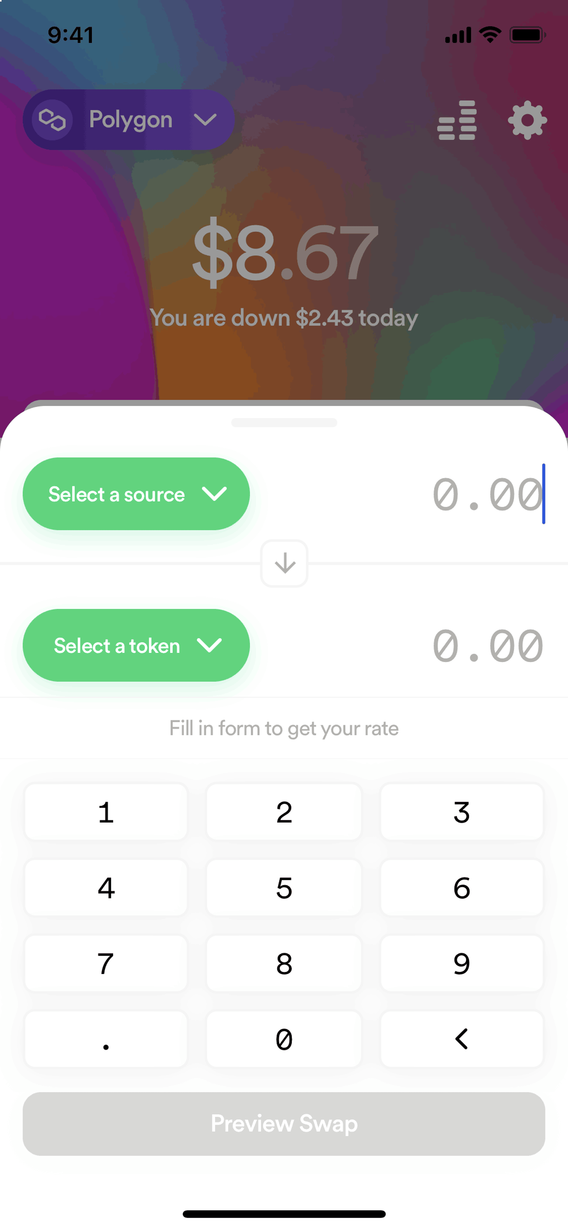 Dharma iOS Finance interface screenshot 9