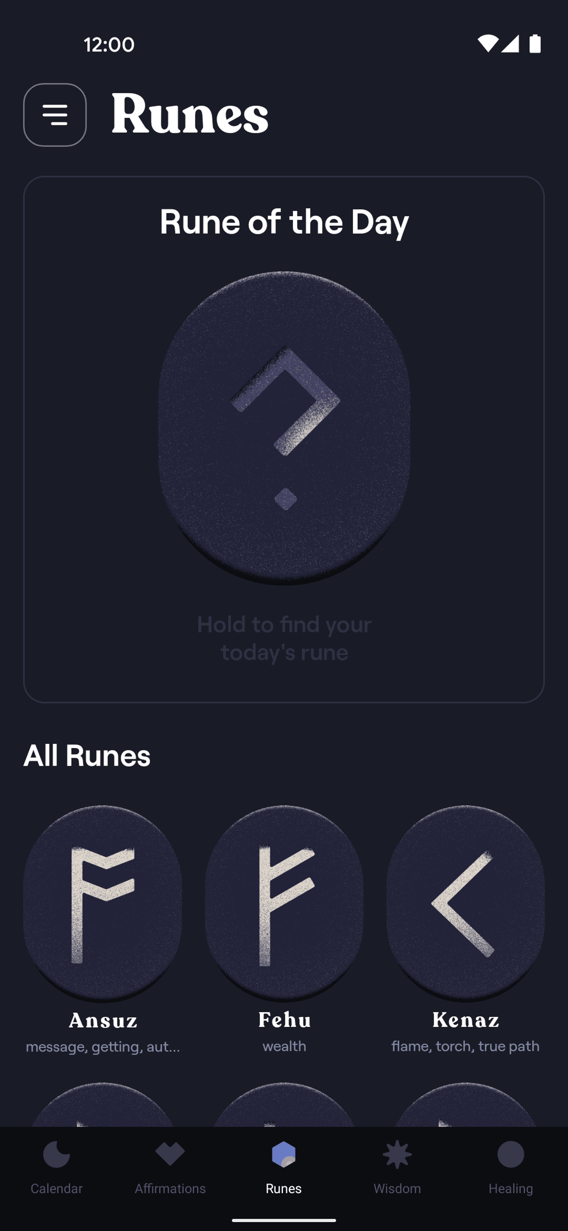 Moonly Android Lifestyle interface screenshot 3