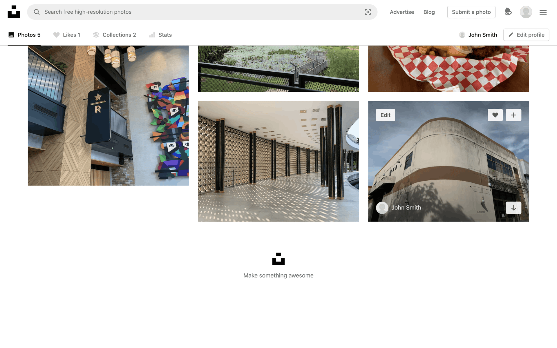 Unsplash Web Photo & Video interface screenshot 13