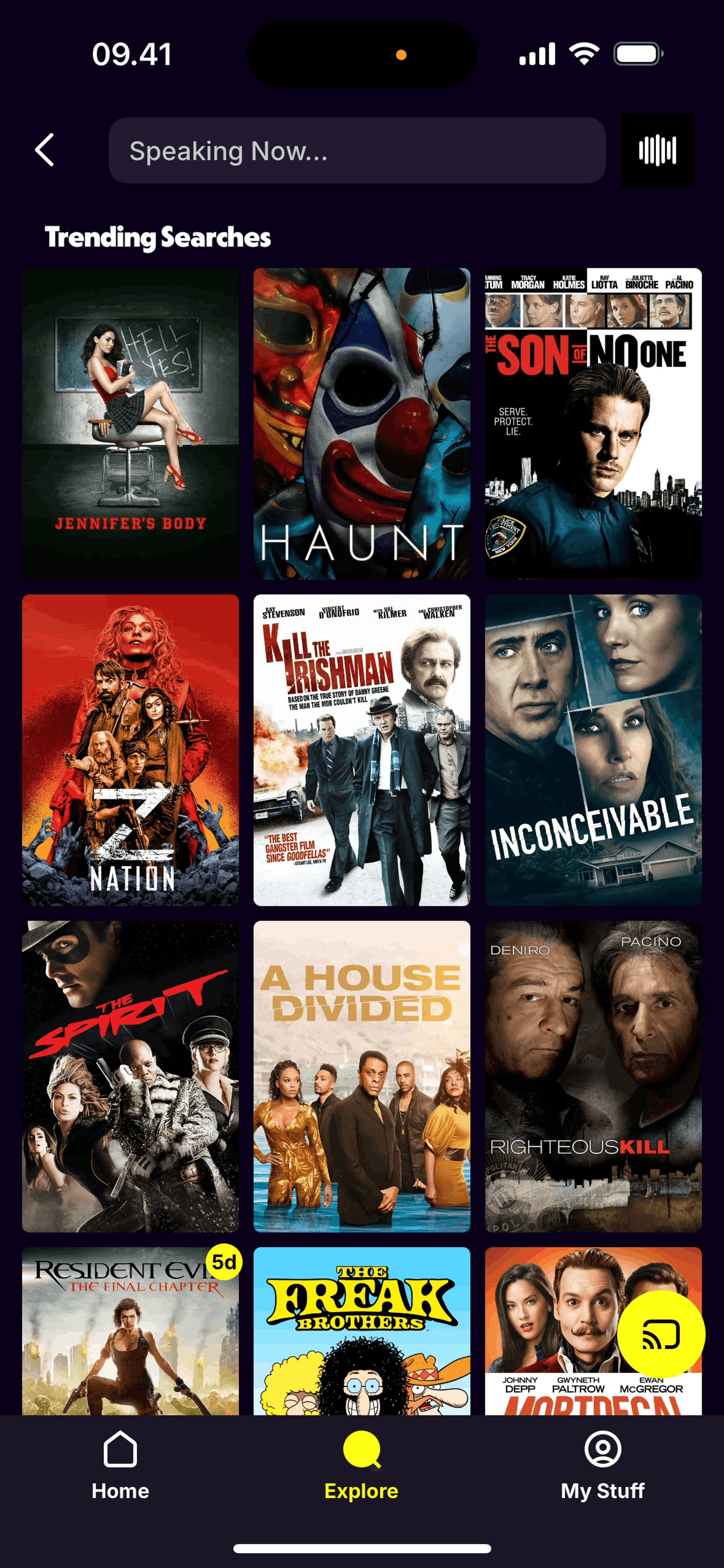 Tubi iOS Entertainment interface screenshot 20
