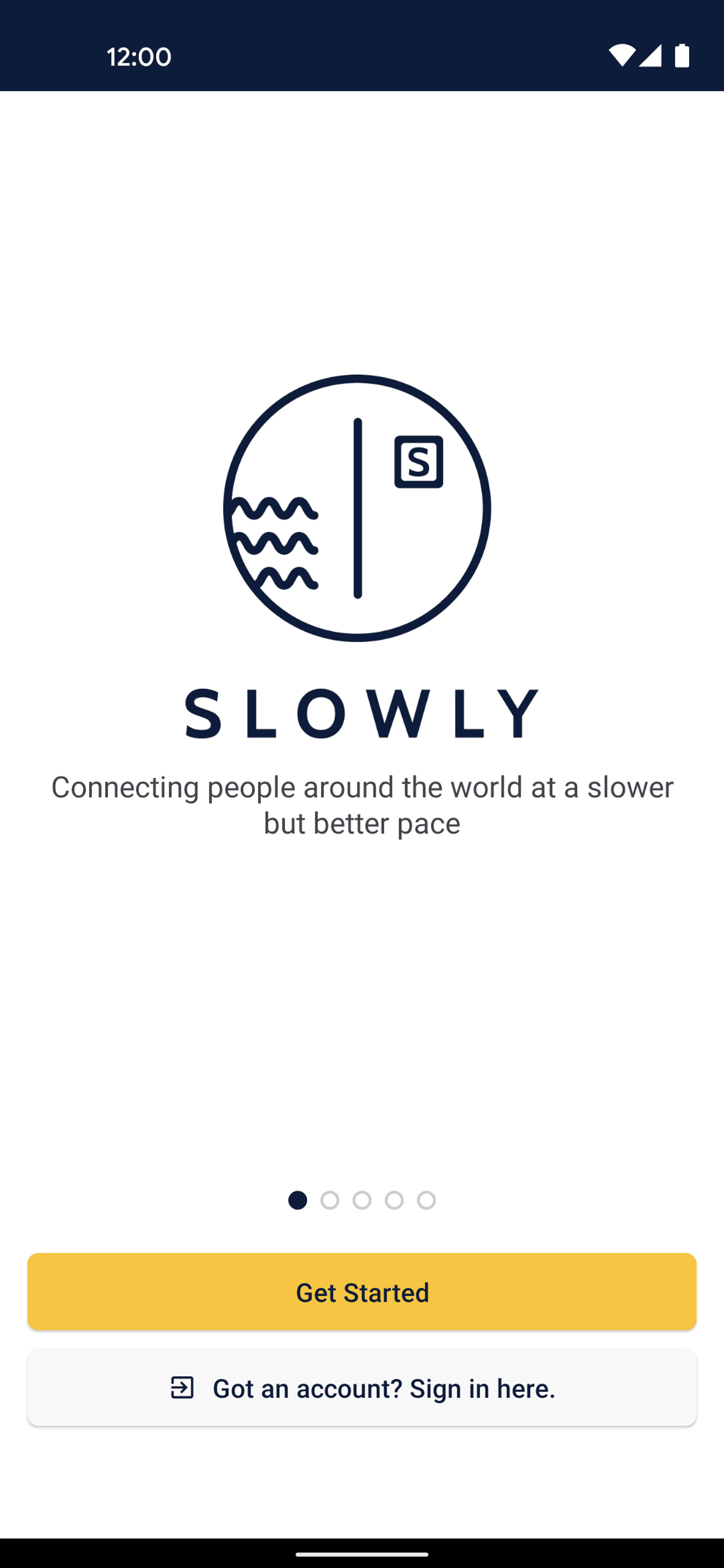 Slowly Android Lifestyle interface screenshot 6