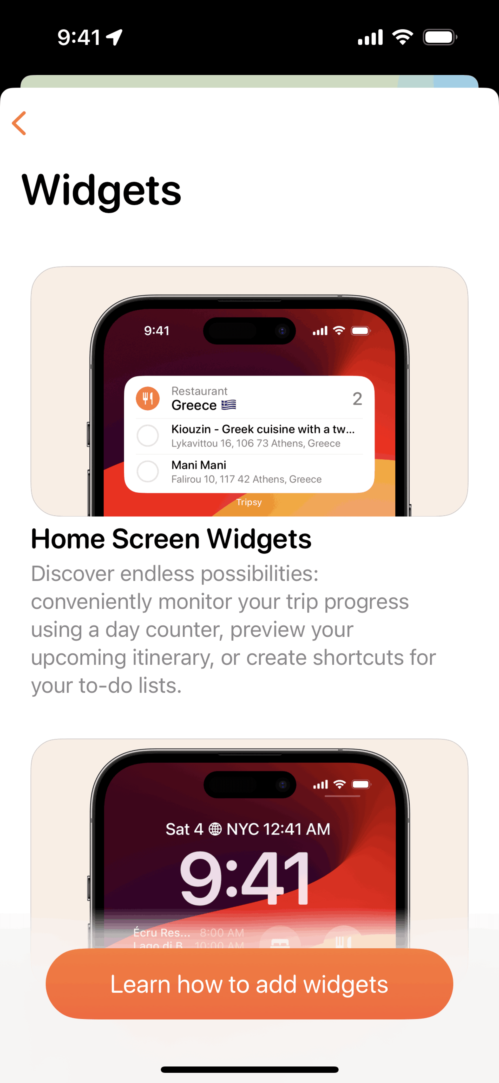 Tripsy iOS Travel & Transportation interface screenshot 15