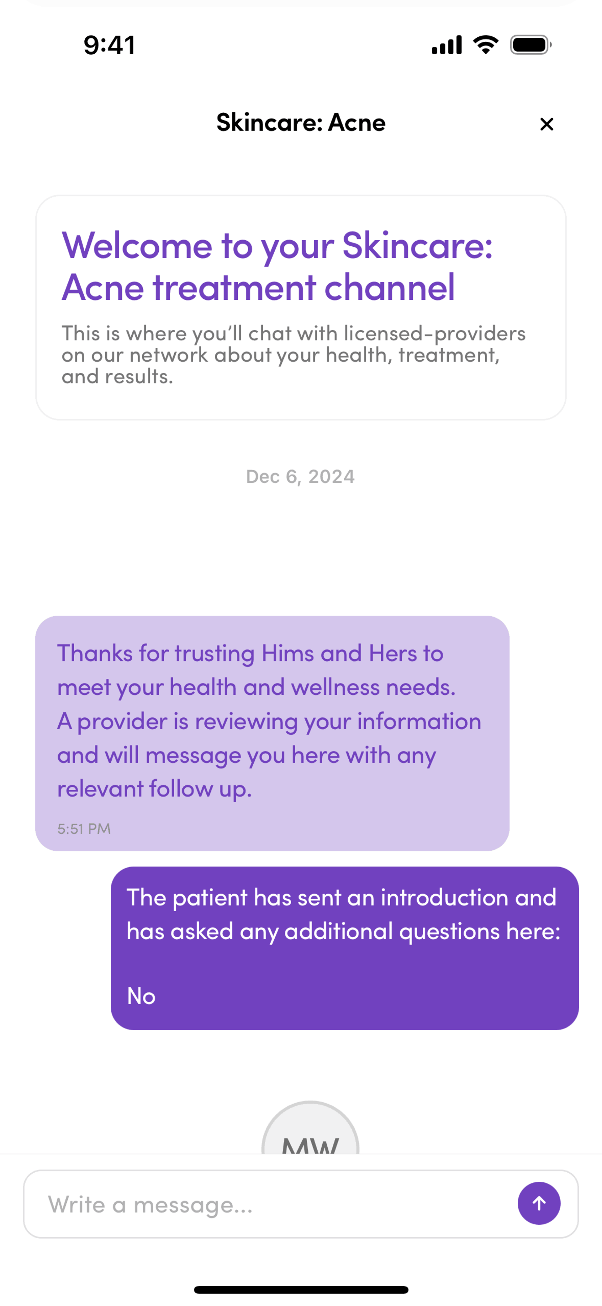 Hims iOS Health & Fitness interface screenshot 17