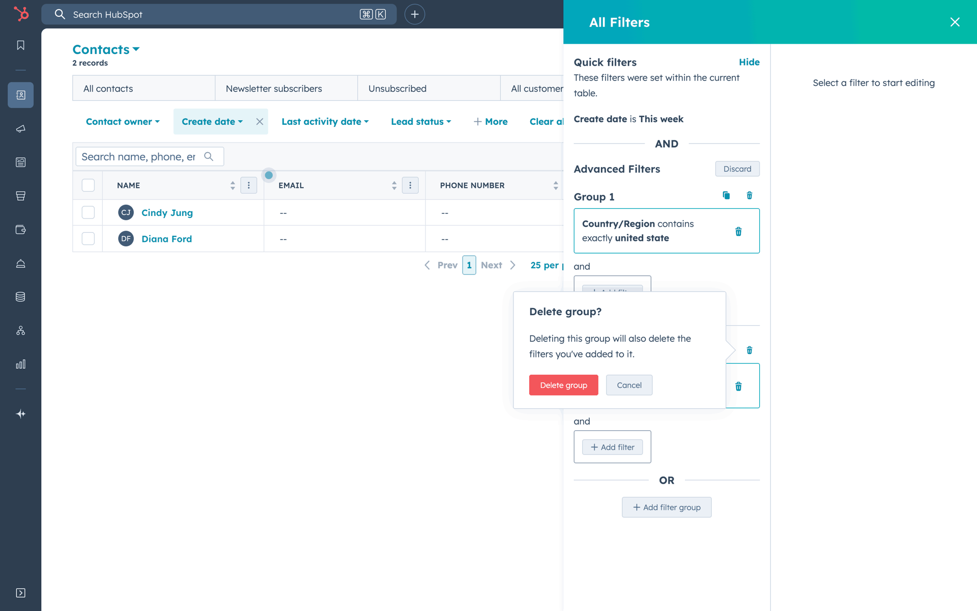 HubSpot Web Business interface screenshot 12