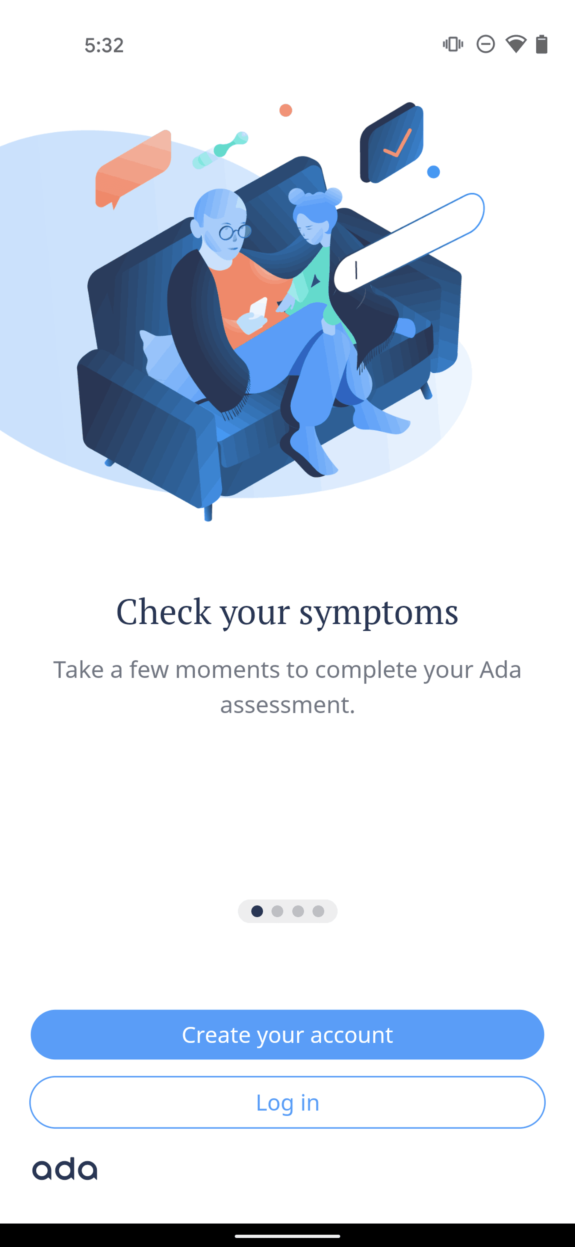 Ada Android Medical interface screenshot 2