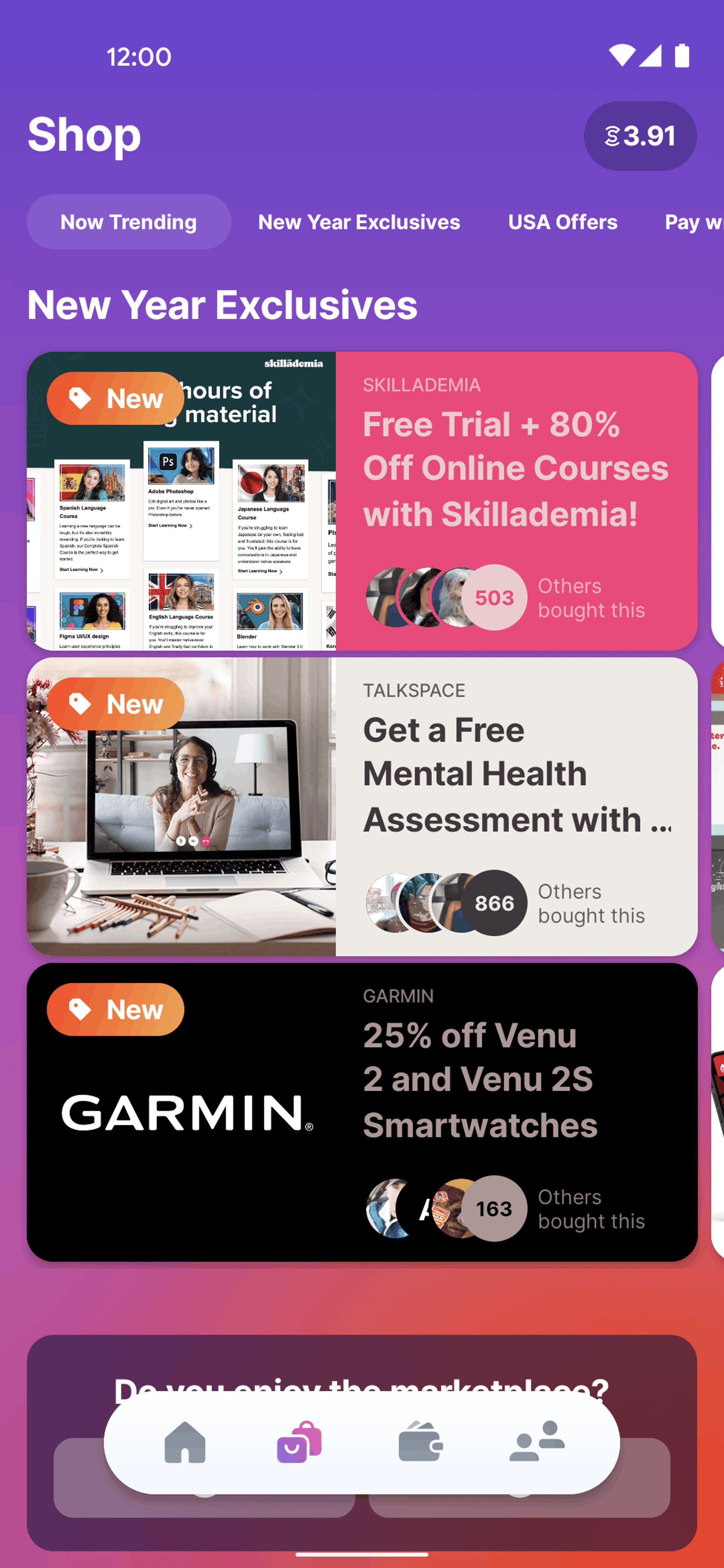 Sweatcoin Android Health & Fitness interface screenshot 24