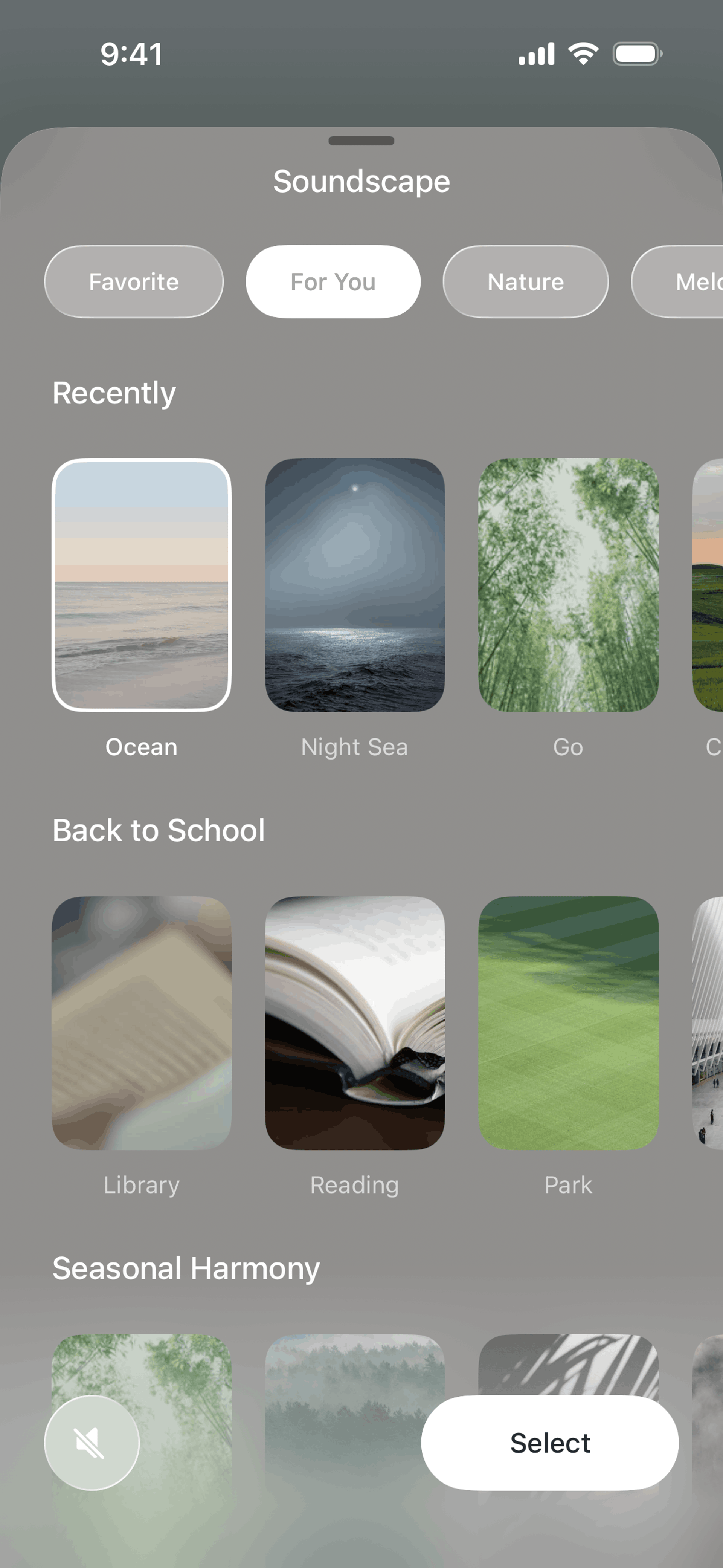 TIDE iOS Health & Fitness interface screenshot 6