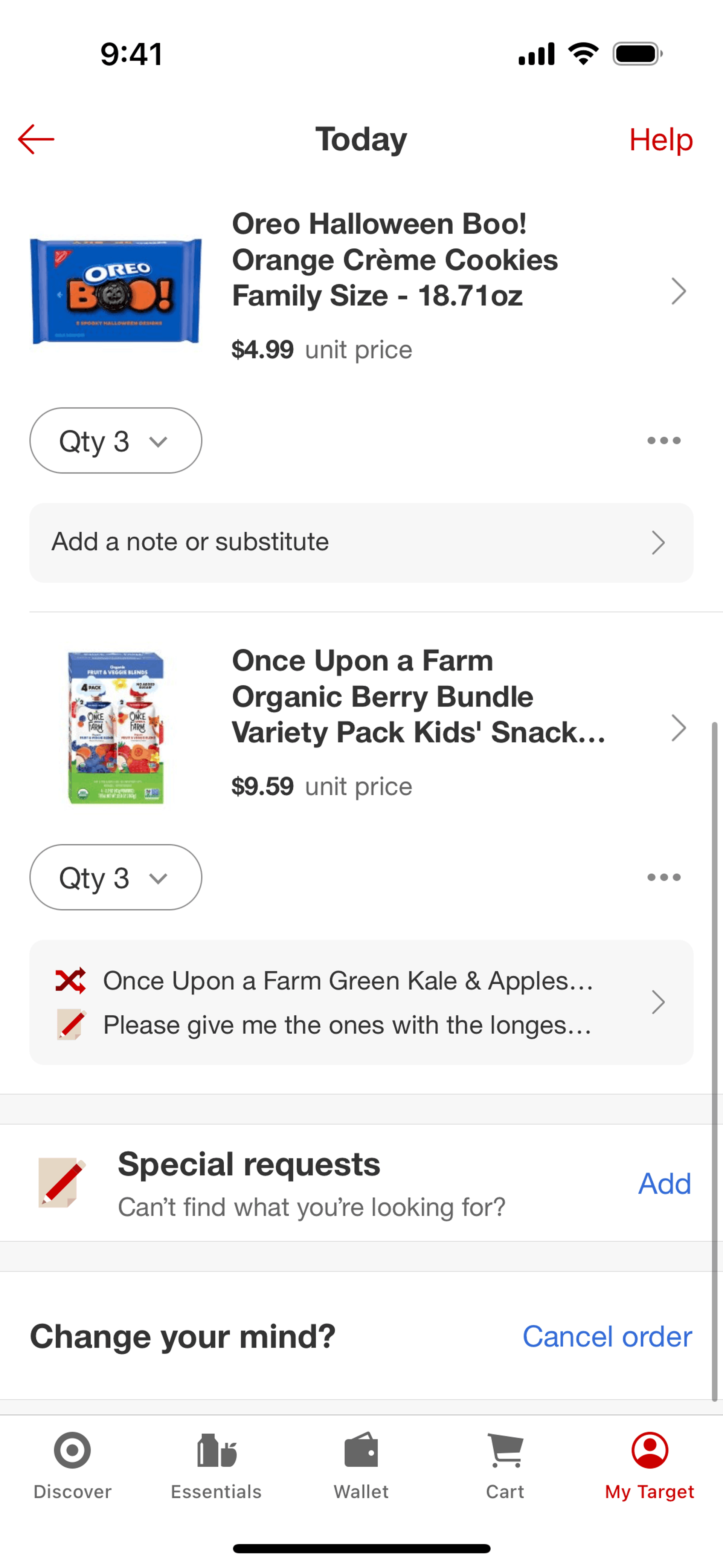 Target iOS Shopping interface screenshot 3