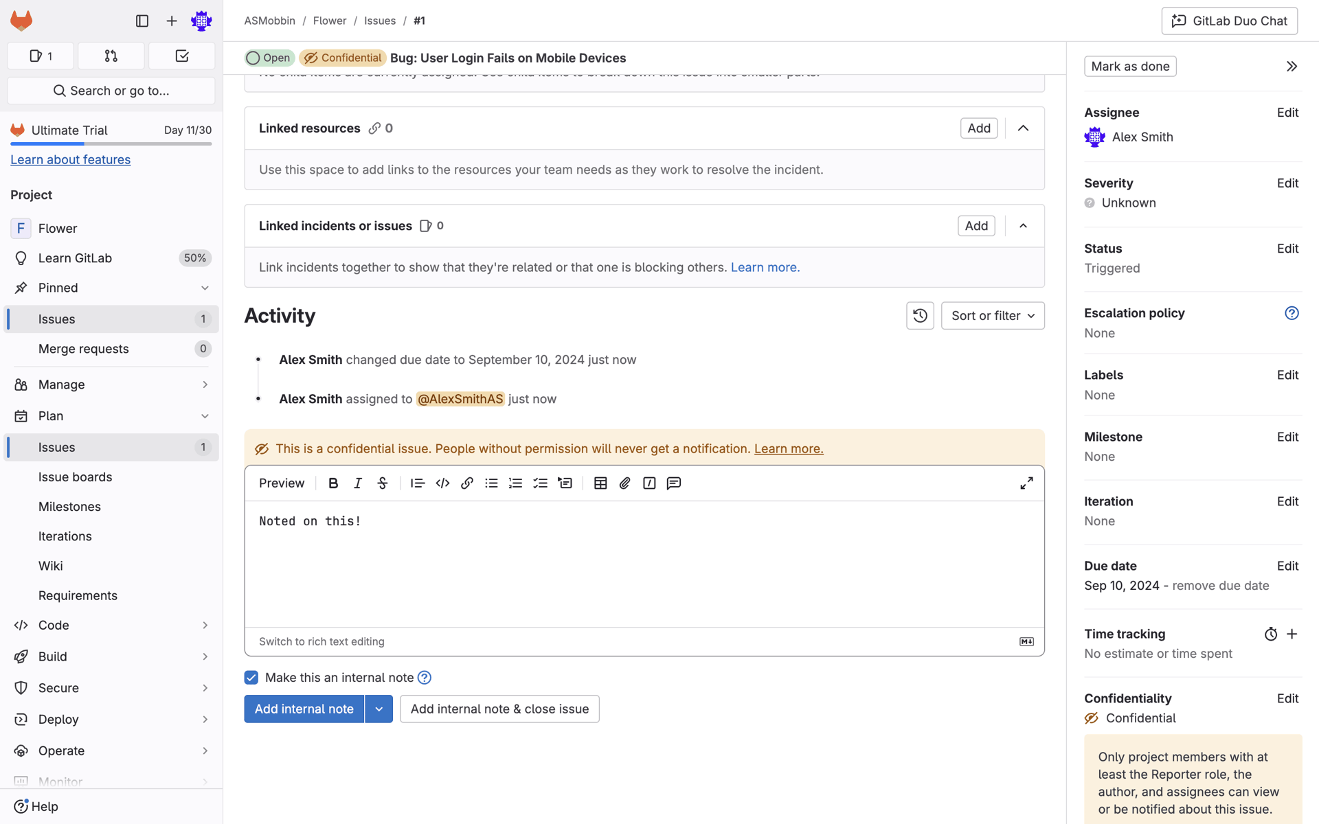 GitLab Web Developer Tools interface screenshot 10