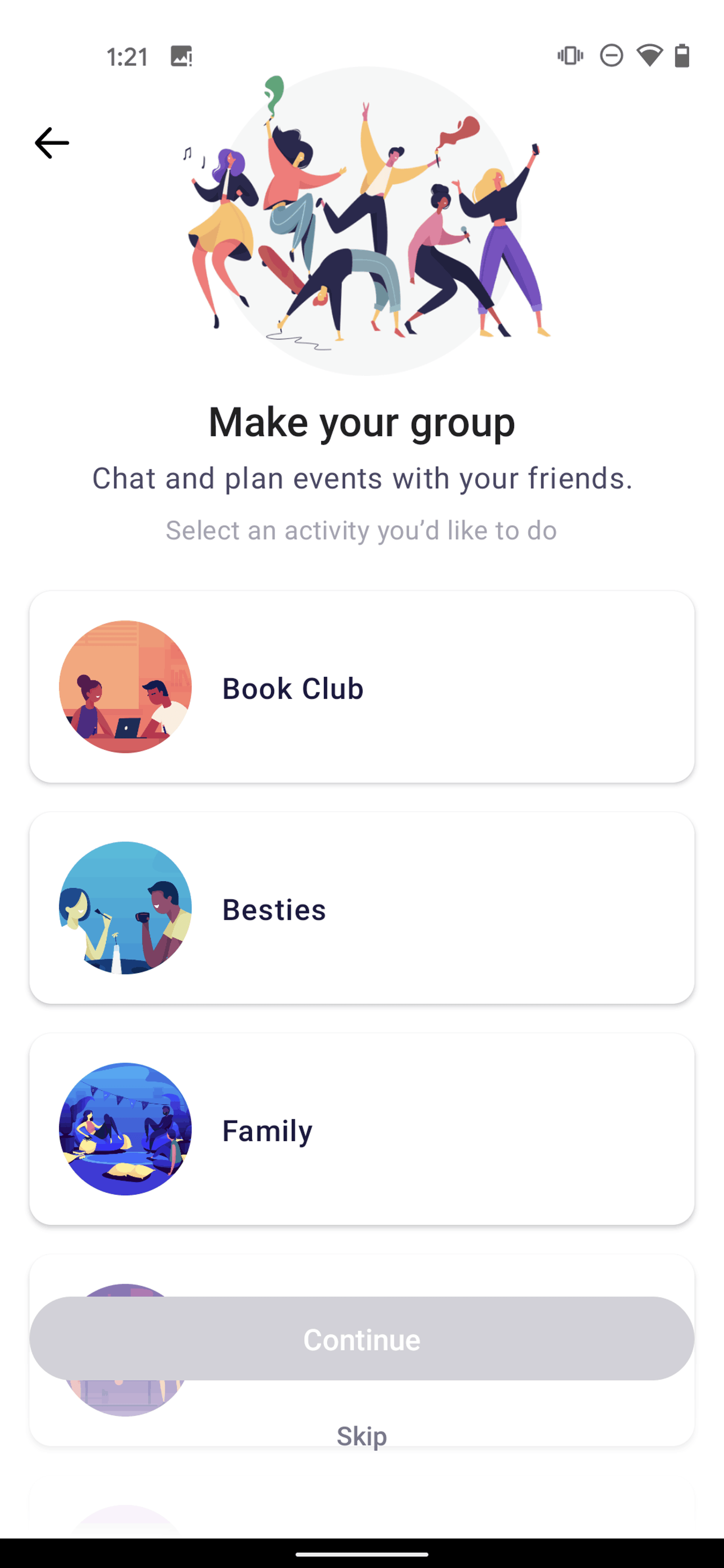 IRL Android Social Networking interface screenshot 15